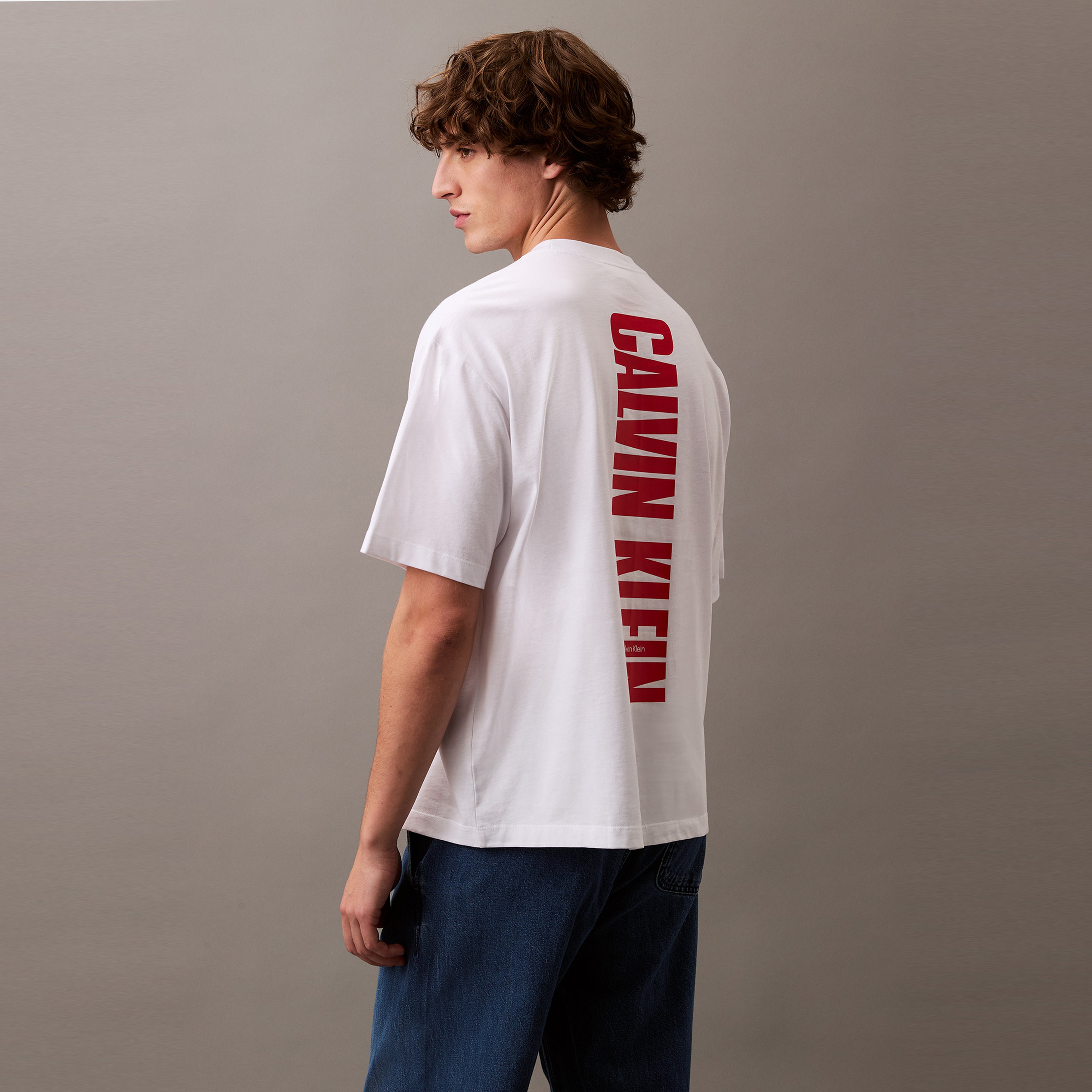 Calvin Klein Erkek Mavi T-Shirt
