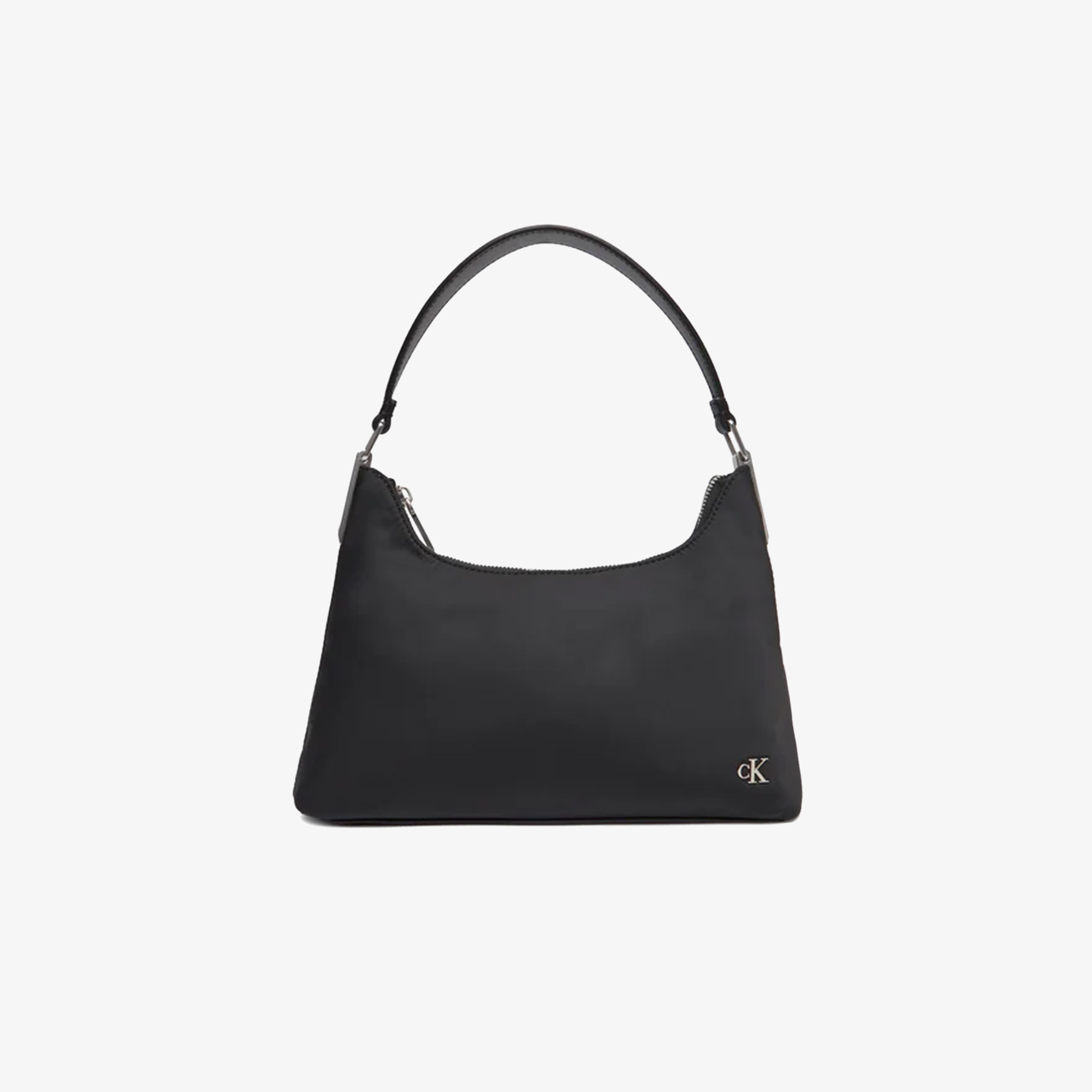 Calvin Klein Satin Nylon Small Kadın Siyah El Çantası