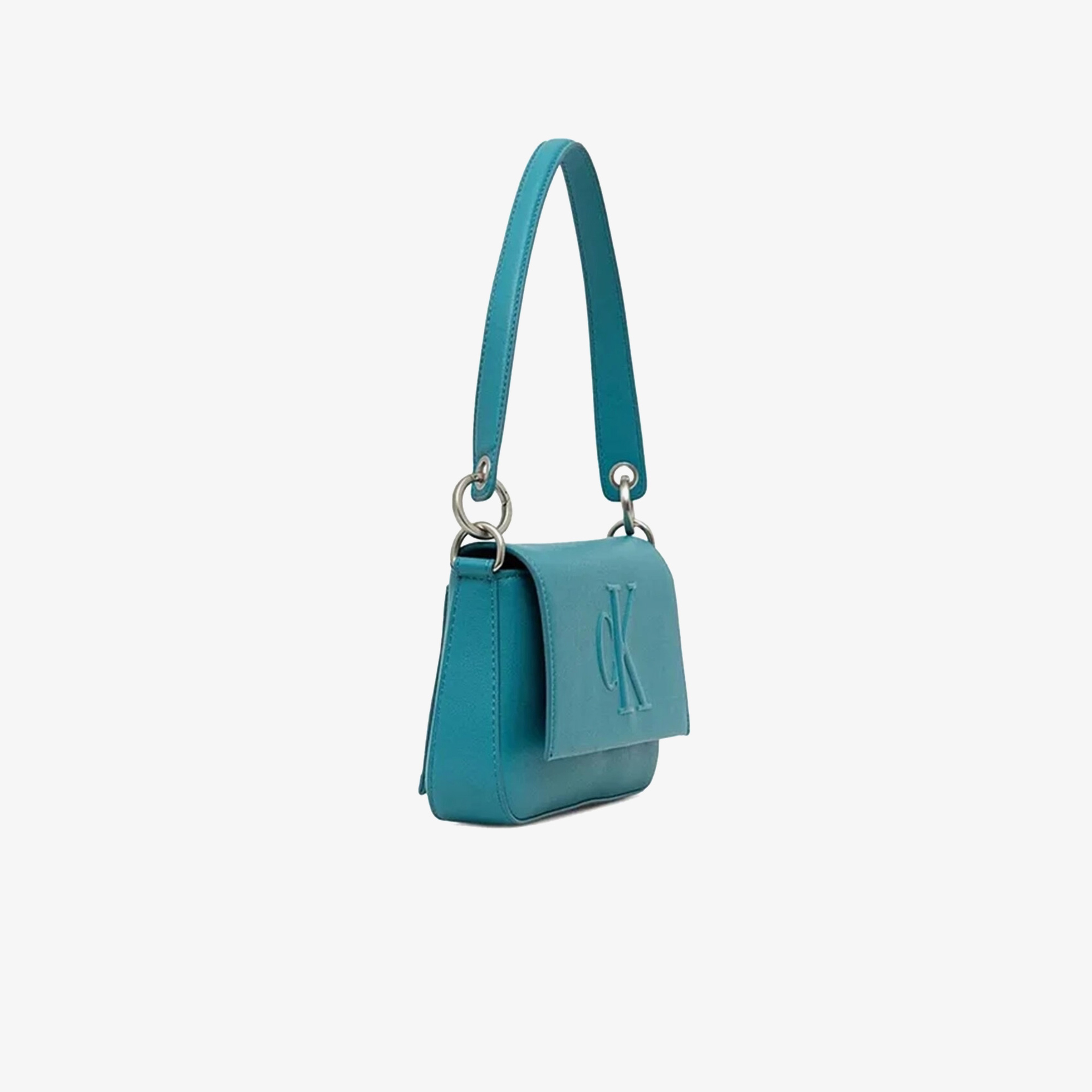 Calvin Klein Sculpted Flap Kadın Mavi Omuz Çantası
