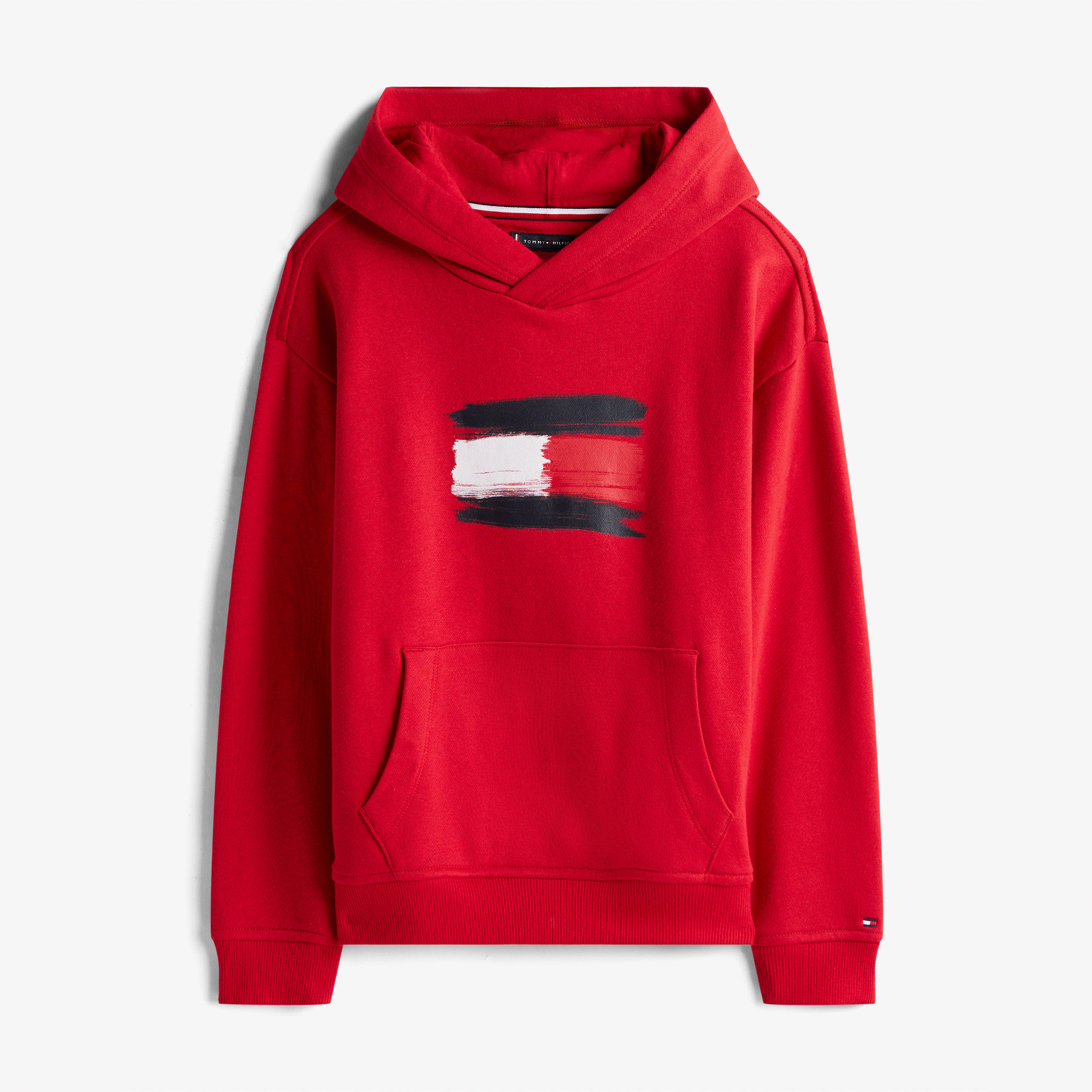Tommy Hilfiger Flag Çocuk Kırmızı Hoodie