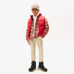 Tommy Hilfiger Essential Padded Çocuk Kırmızı Puffer Yelek