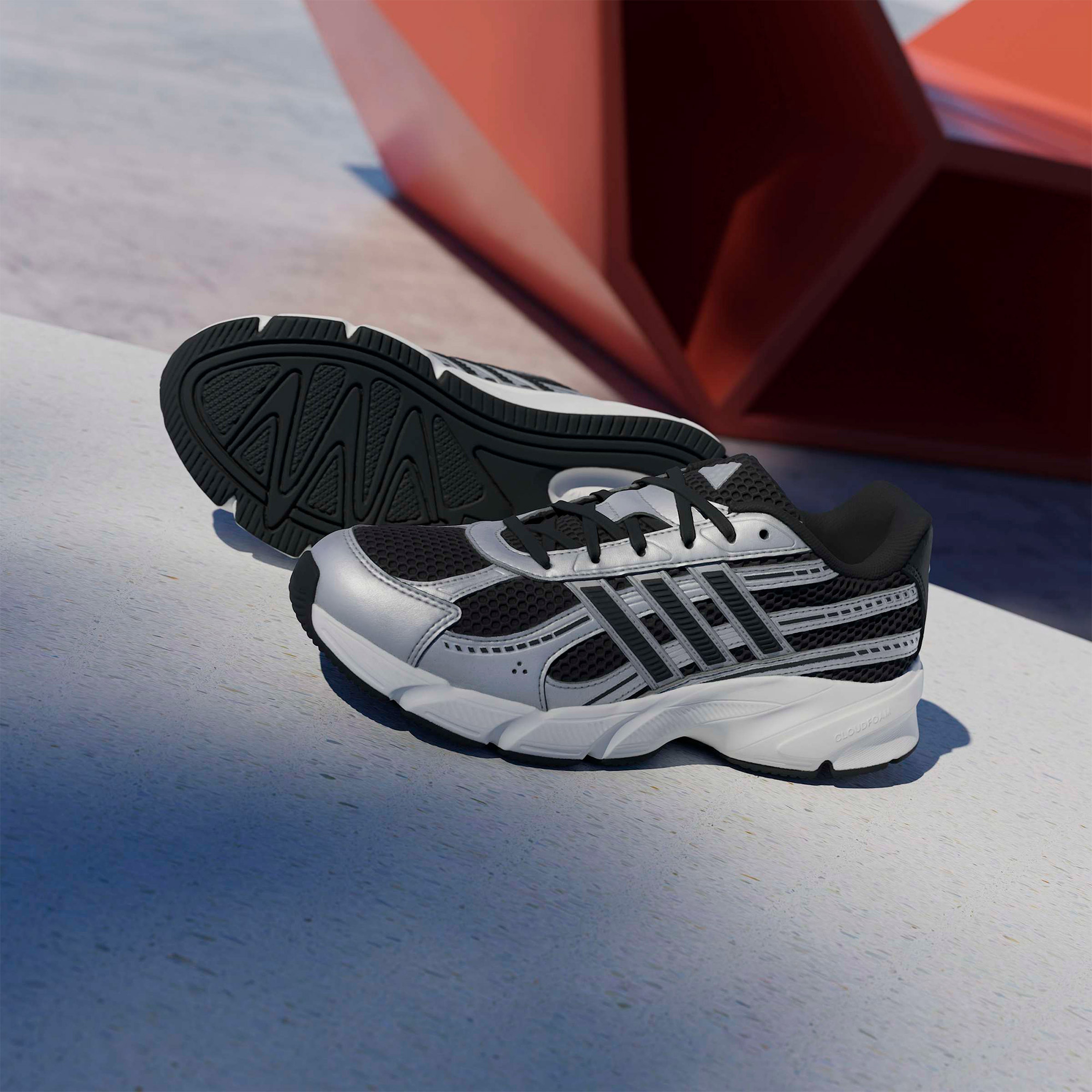 adidas Technochaos 2000 Kadın Siyah Spor Ayakkabı