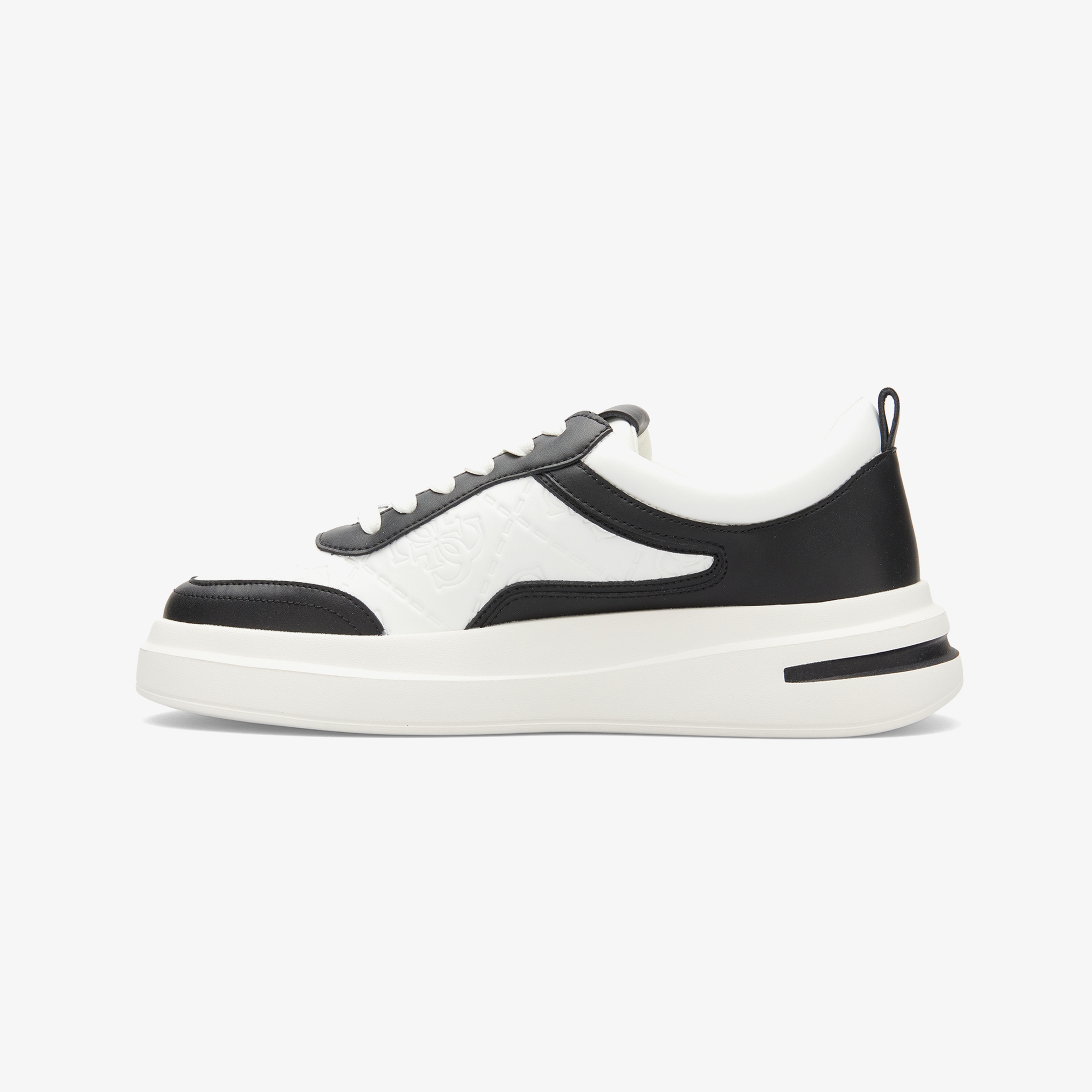 Guess Elbano Deri Erkek Beyaz Sneaker