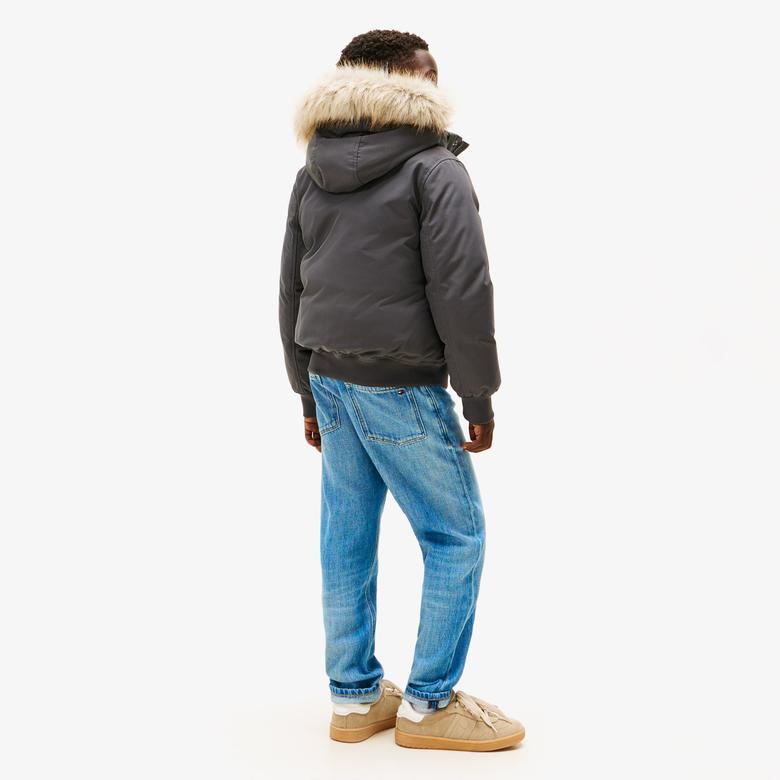 Tommy Hilfiger Fake Çocuk Bomber Gri Mont