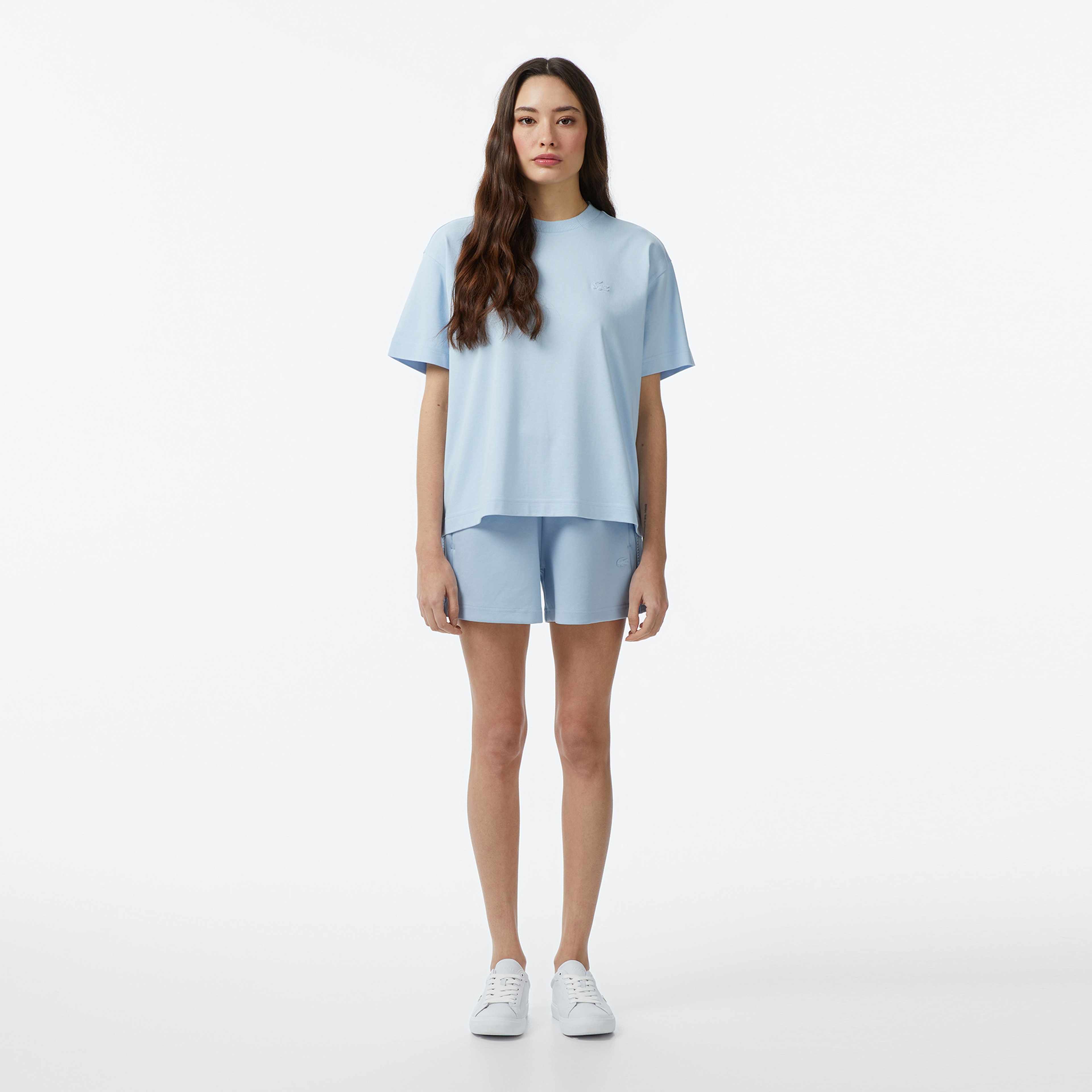 Kadın Relaxed Fit Mavi Şort