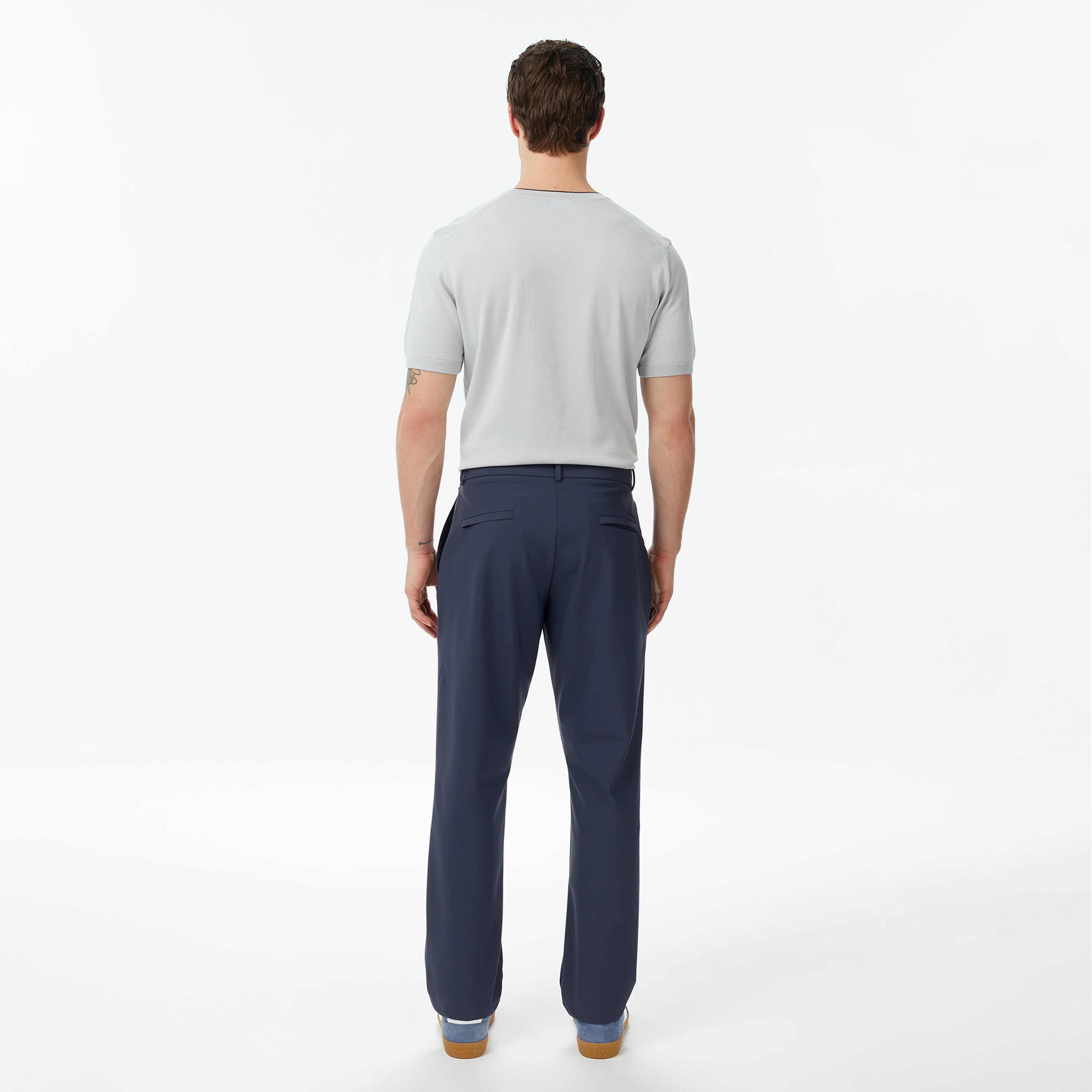 Nautica Erkek Lacivert Regular Fit Su İtici Pantolon