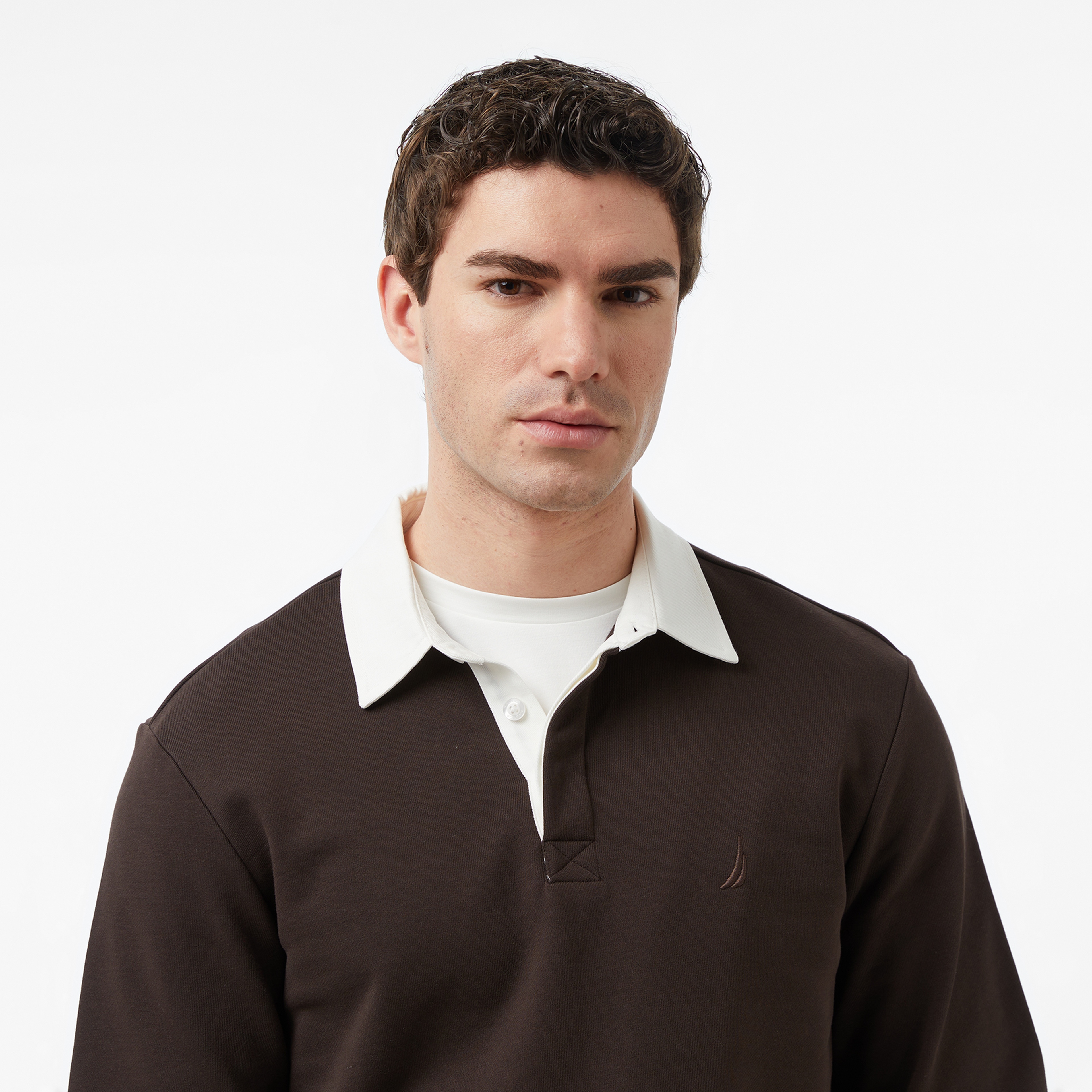 Nautica Erkek Kahverengi Regular Fit Sweatshirt