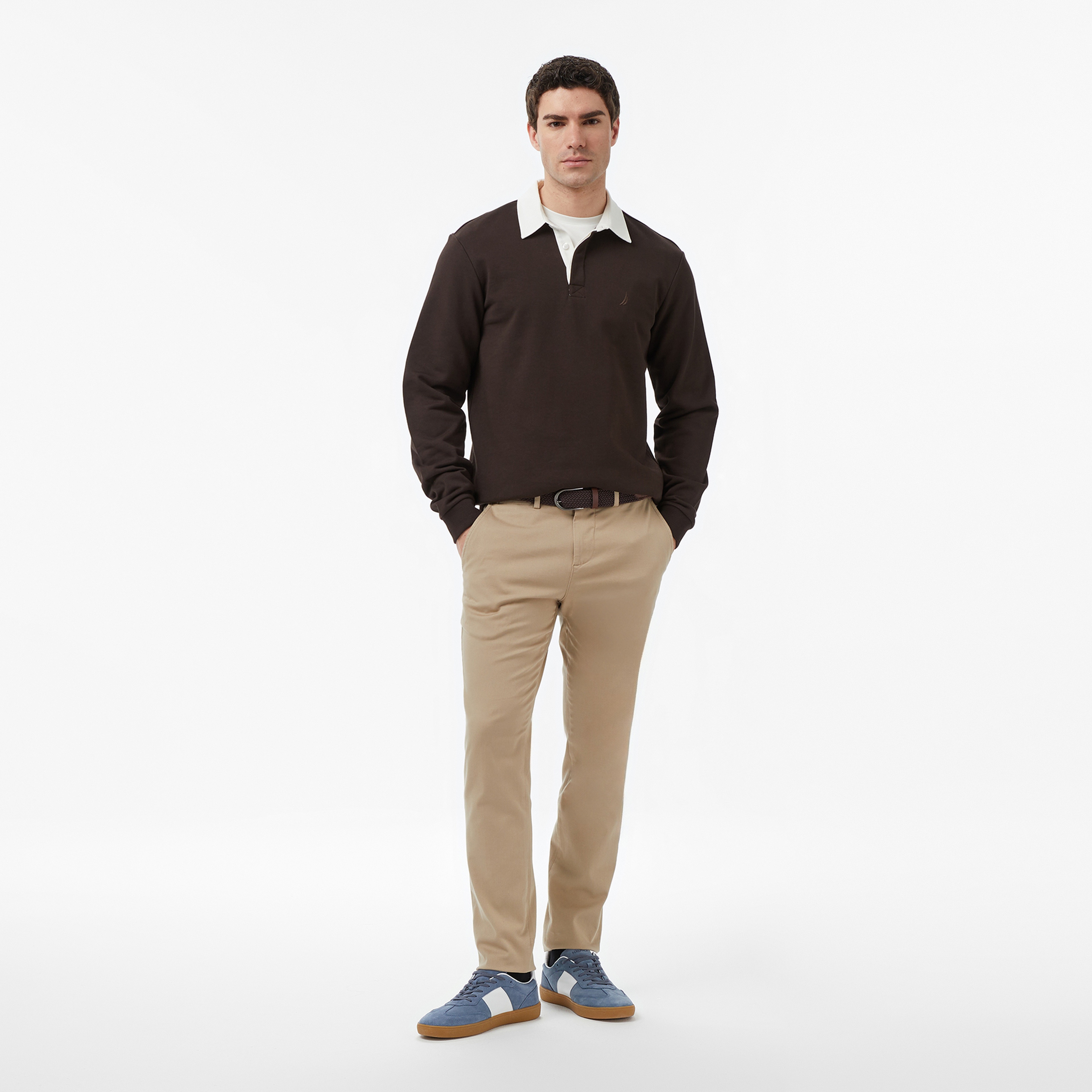 Nautica Erkek Kahverengi Regular Fit Sweatshirt