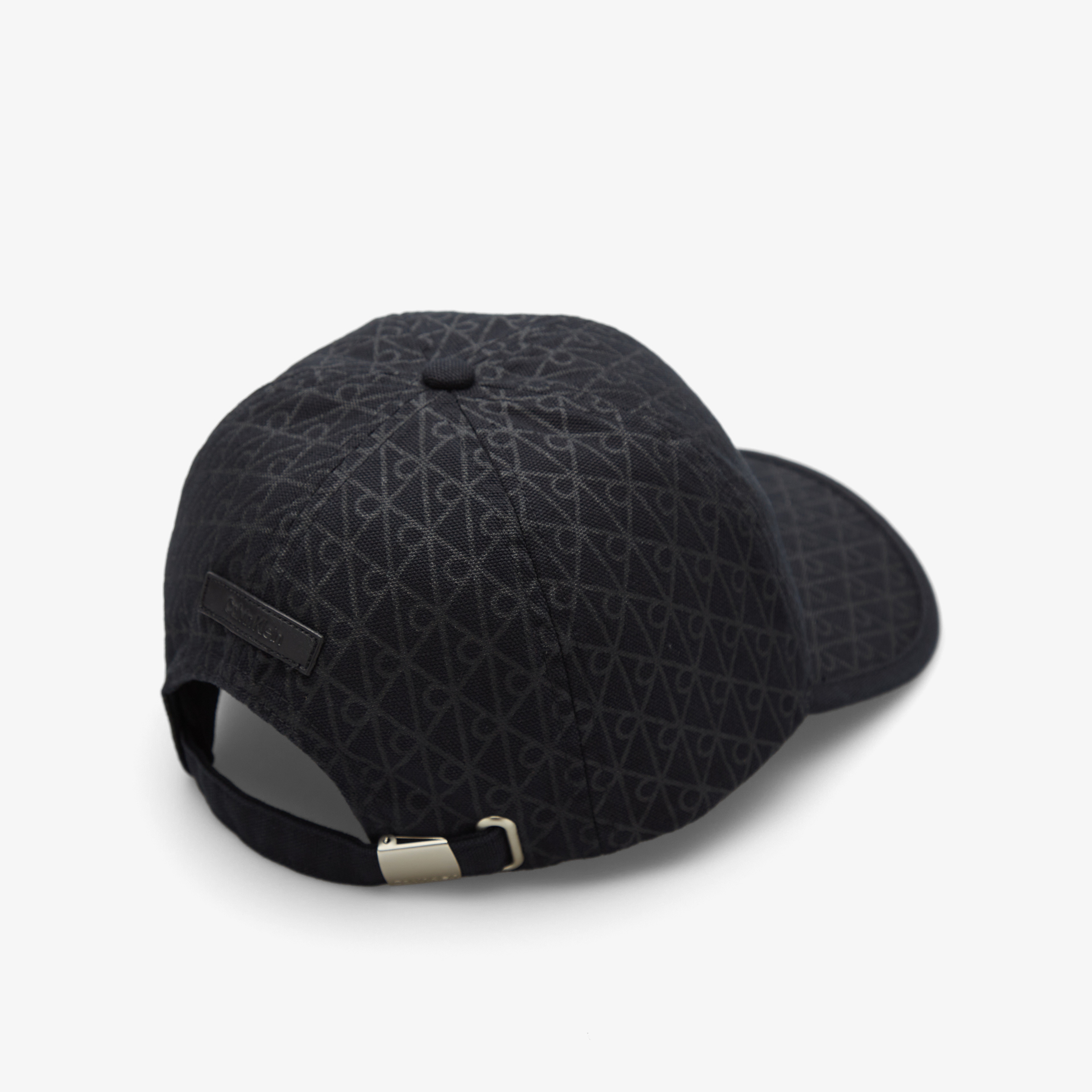 Calvin Klein Emblem Print Leather Patch Kadın Siyah Şapka