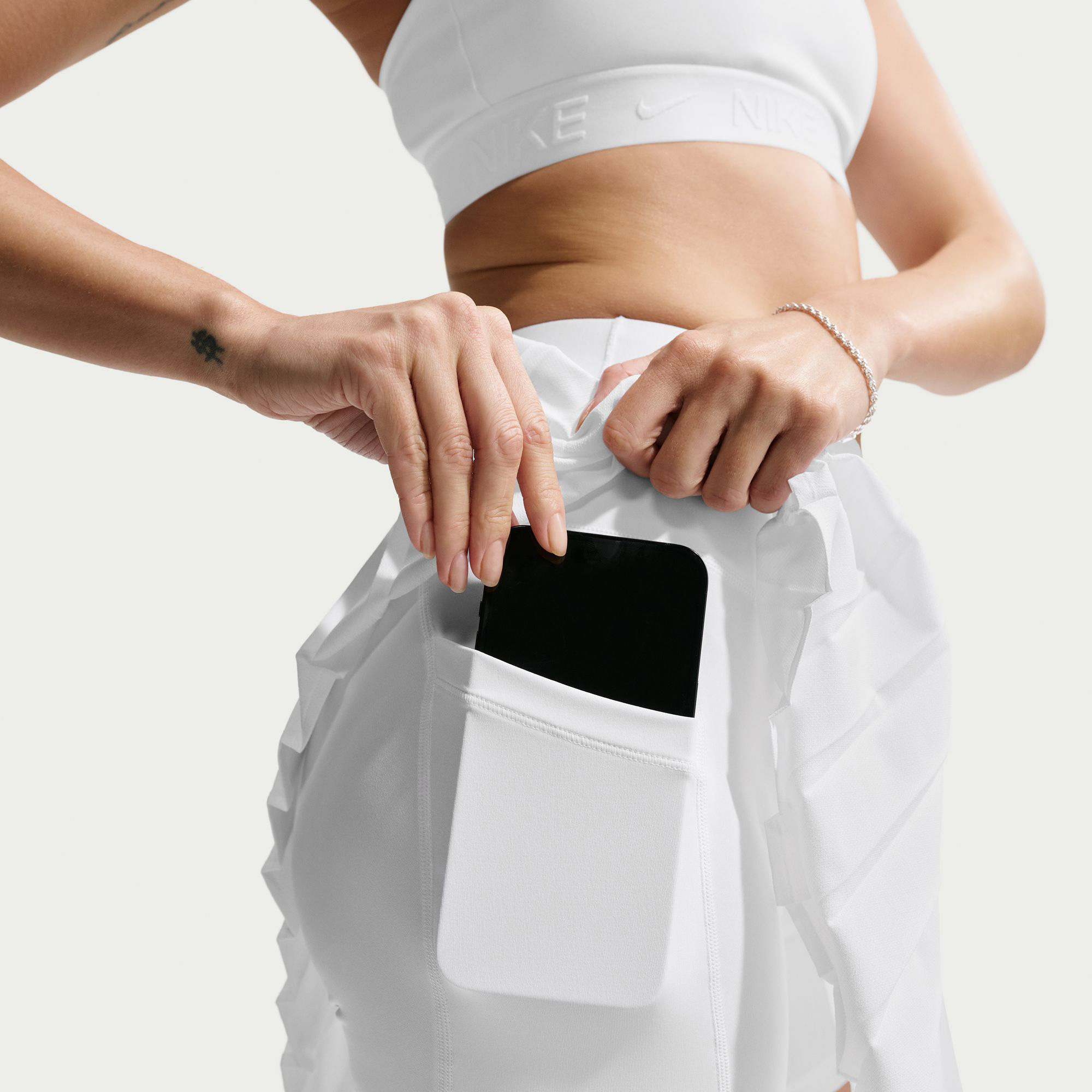 Nike Victory Kadın Beyaz Tenis Etek