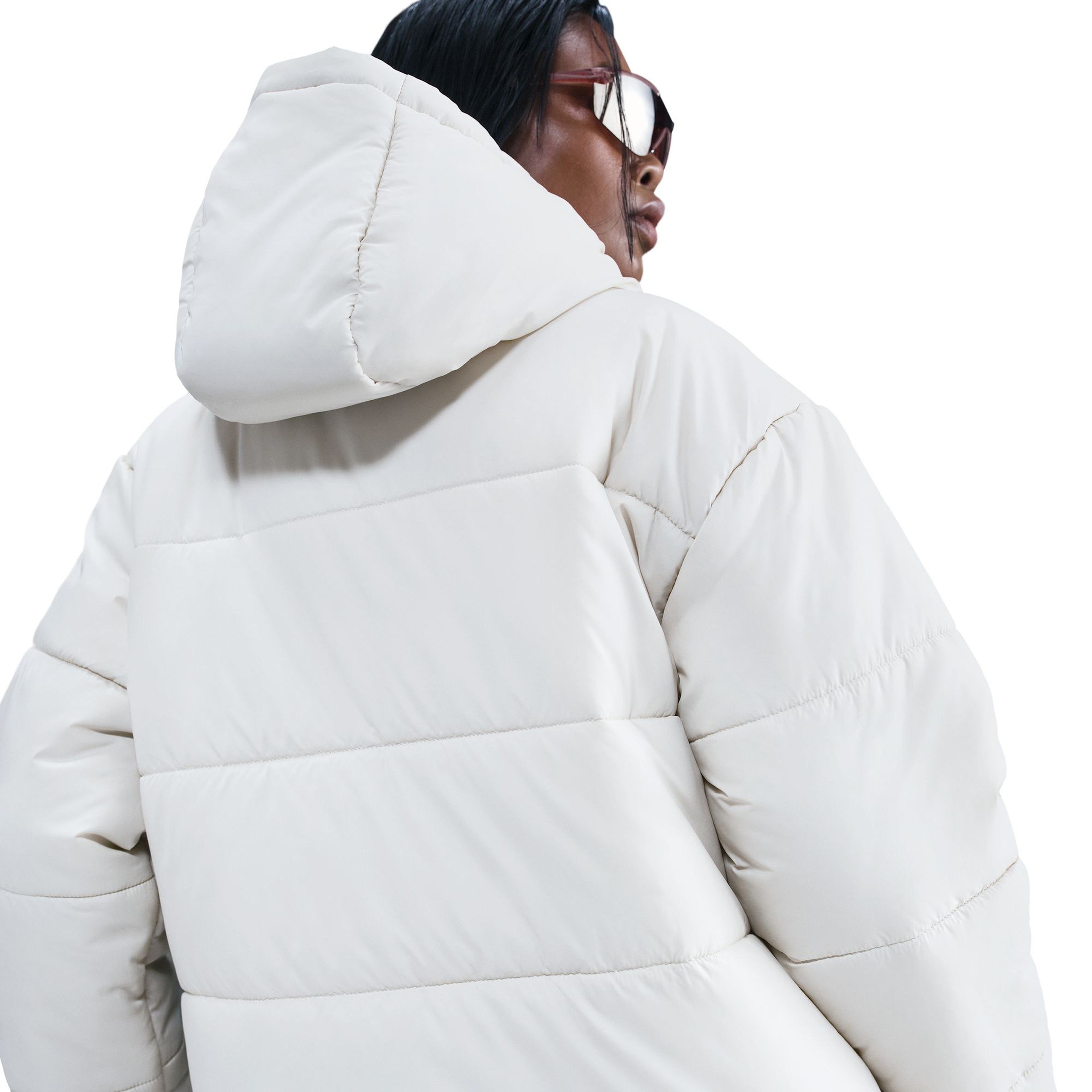 Nike Sportswear Classic Kadın Beyaz Mont