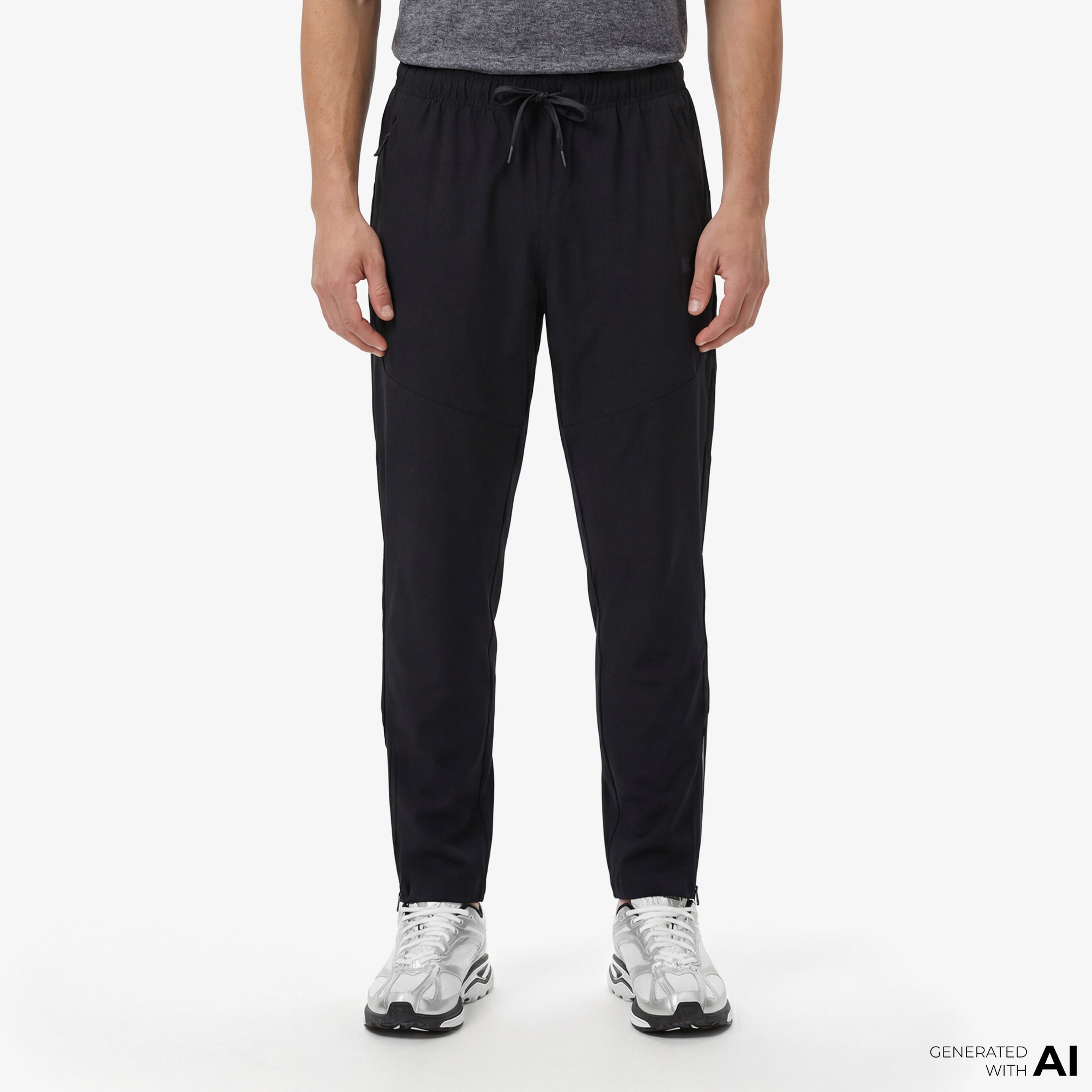 Trespass Clifmann Active TP75 Jogger Erkek Siyah Outdoor Pantolon
