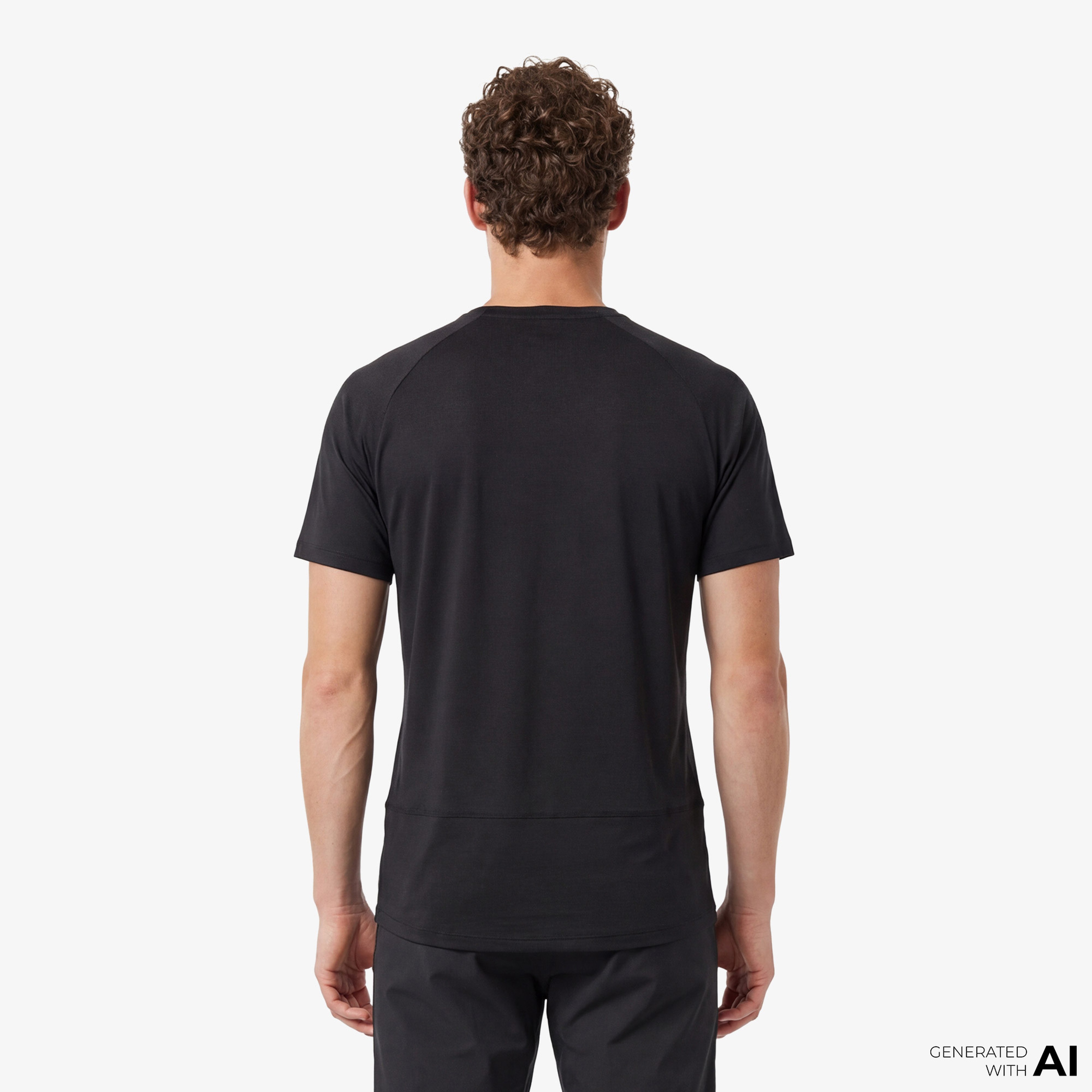 Salomon Erkek Siyah T-Shirt