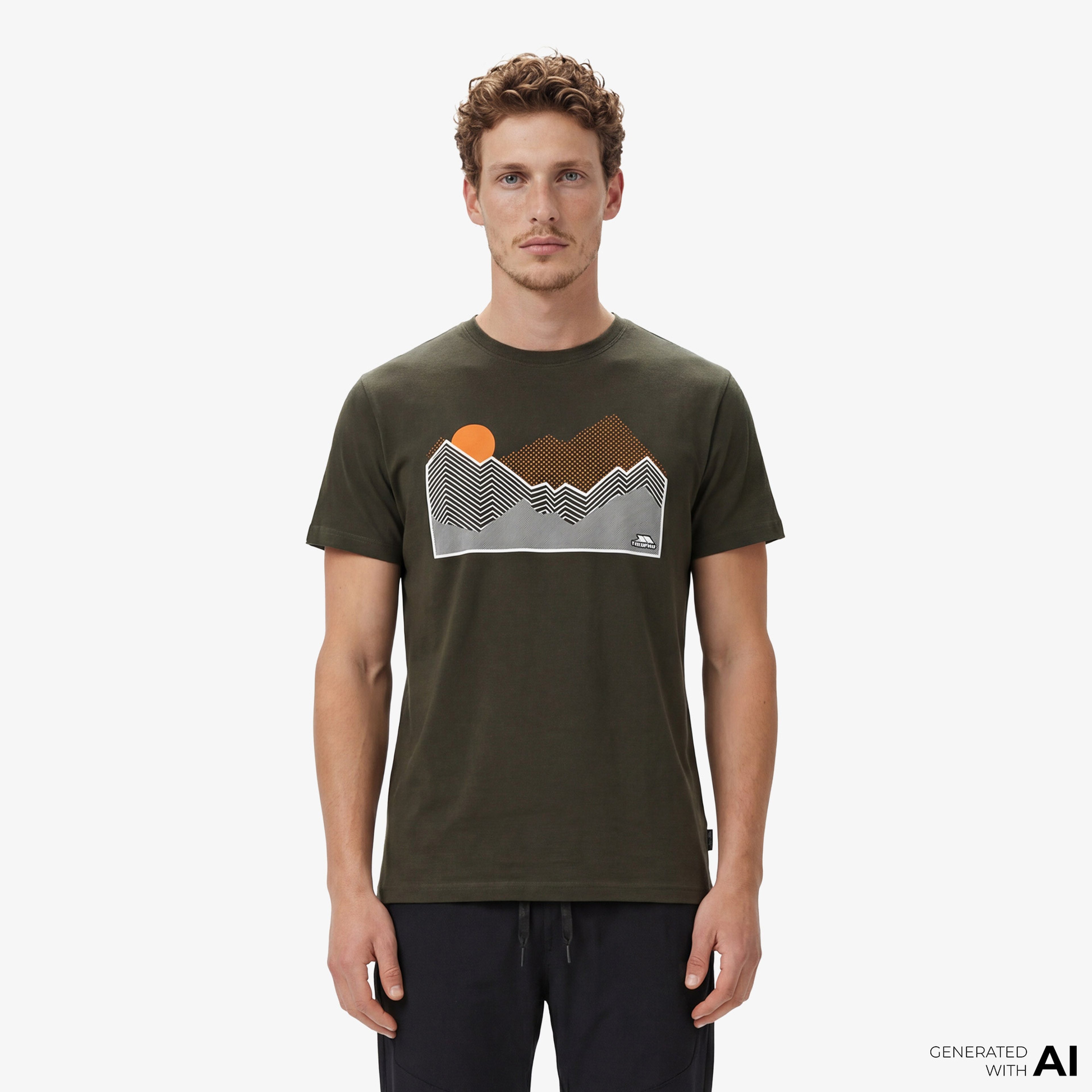 Trespass Erkek Siyah T-Shirt
