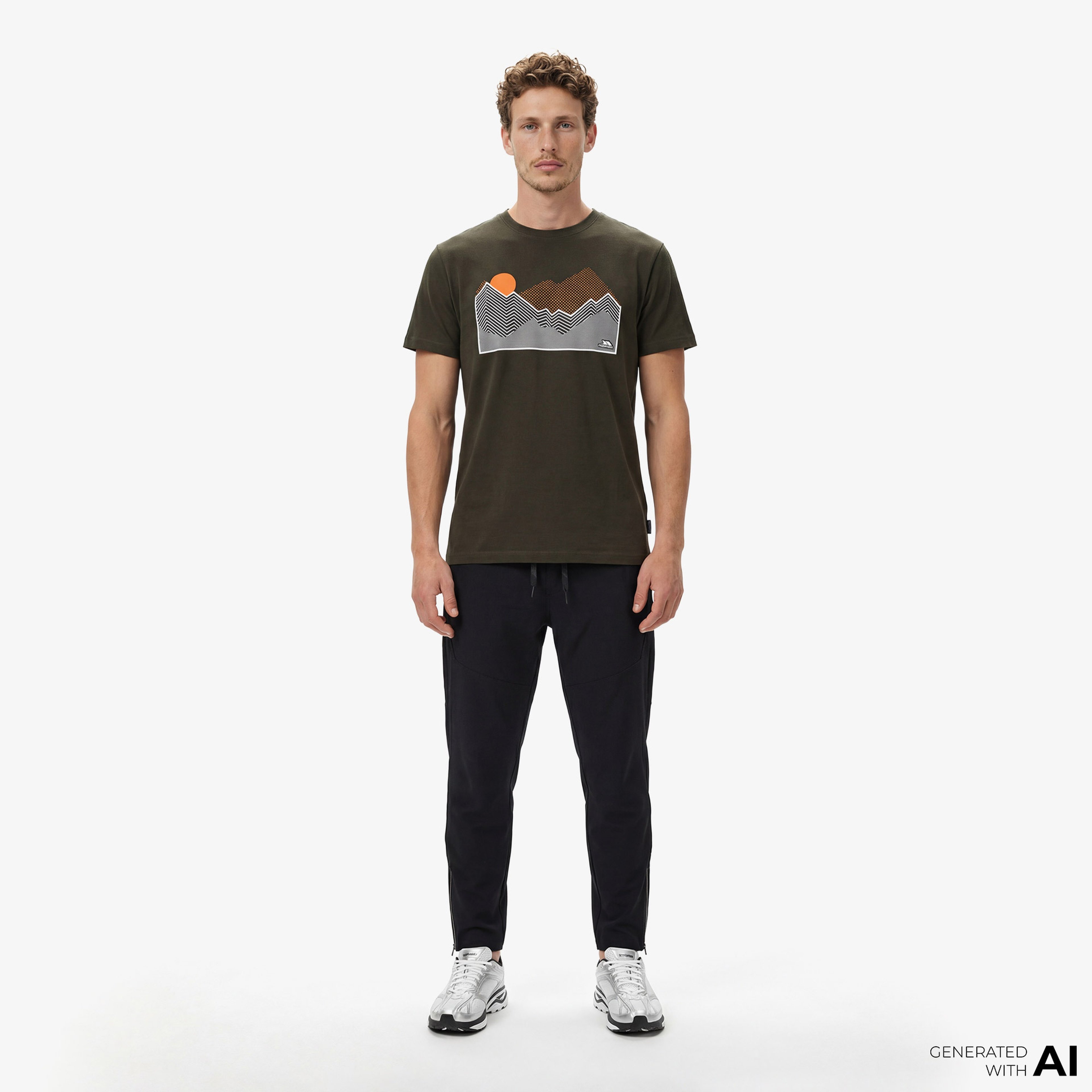 Trespass Erkek Siyah T-Shirt