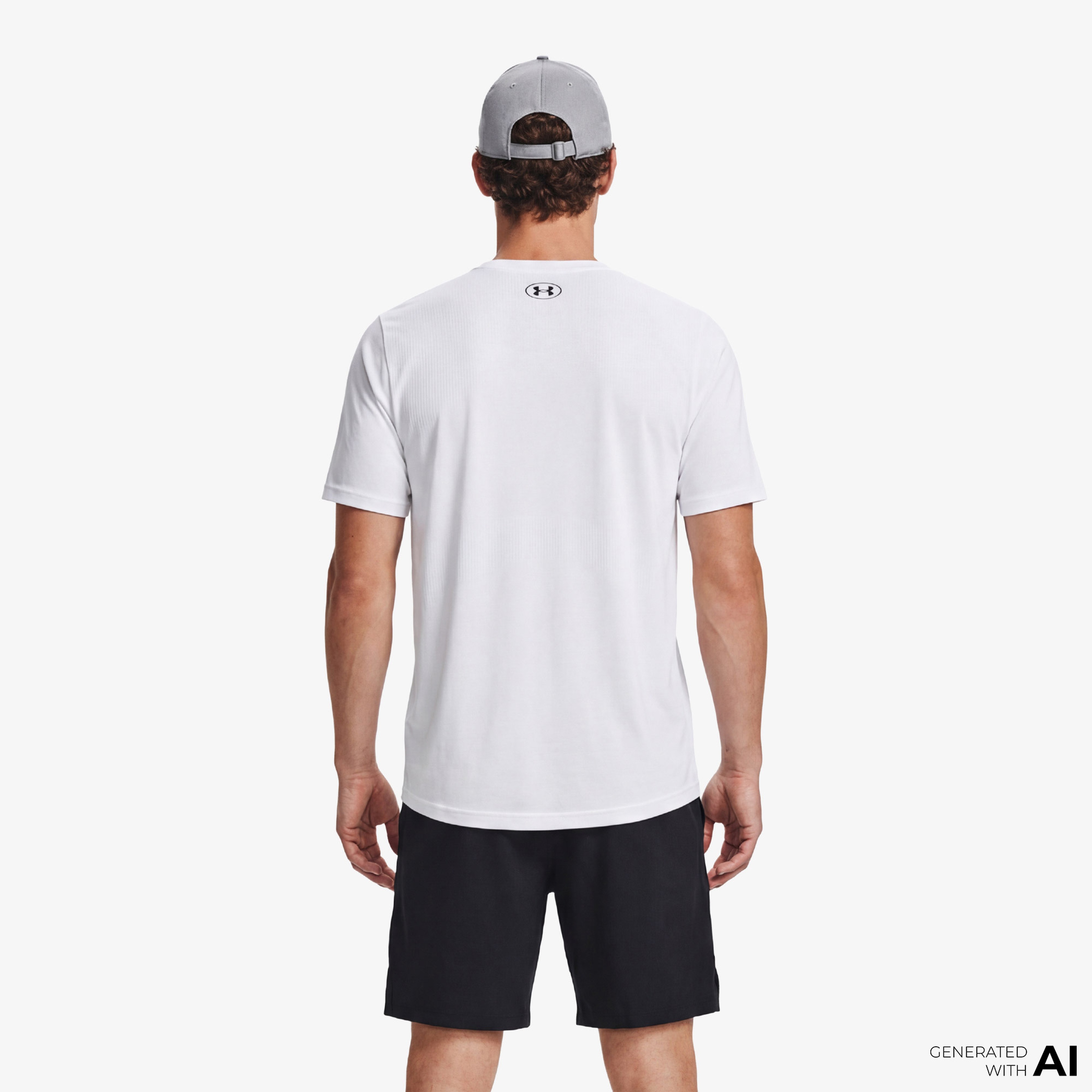 Under Armour Erkek Beyaz T-Shirt
