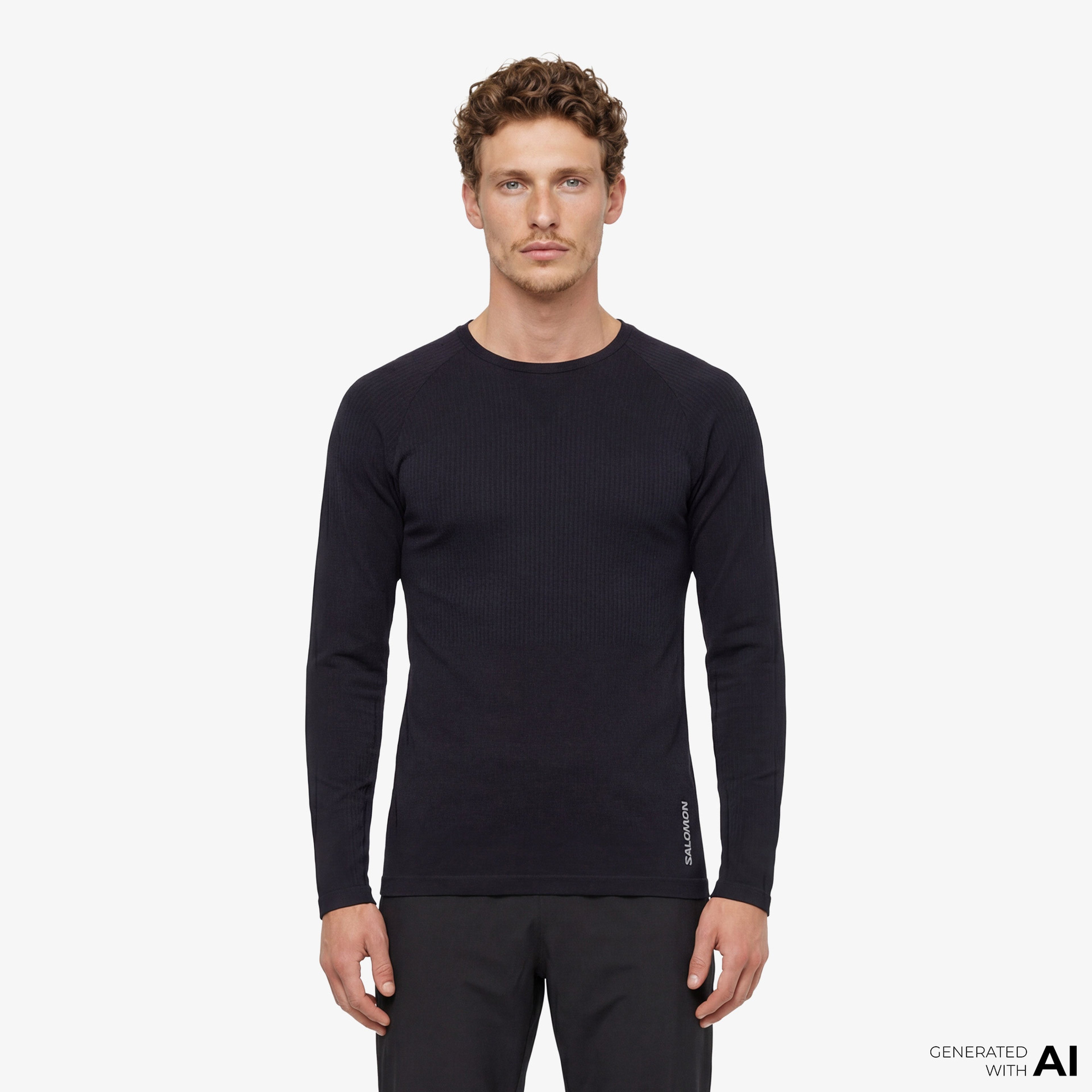 Salomon Sense Aura Kadın Siyah Koşu T-Shirt