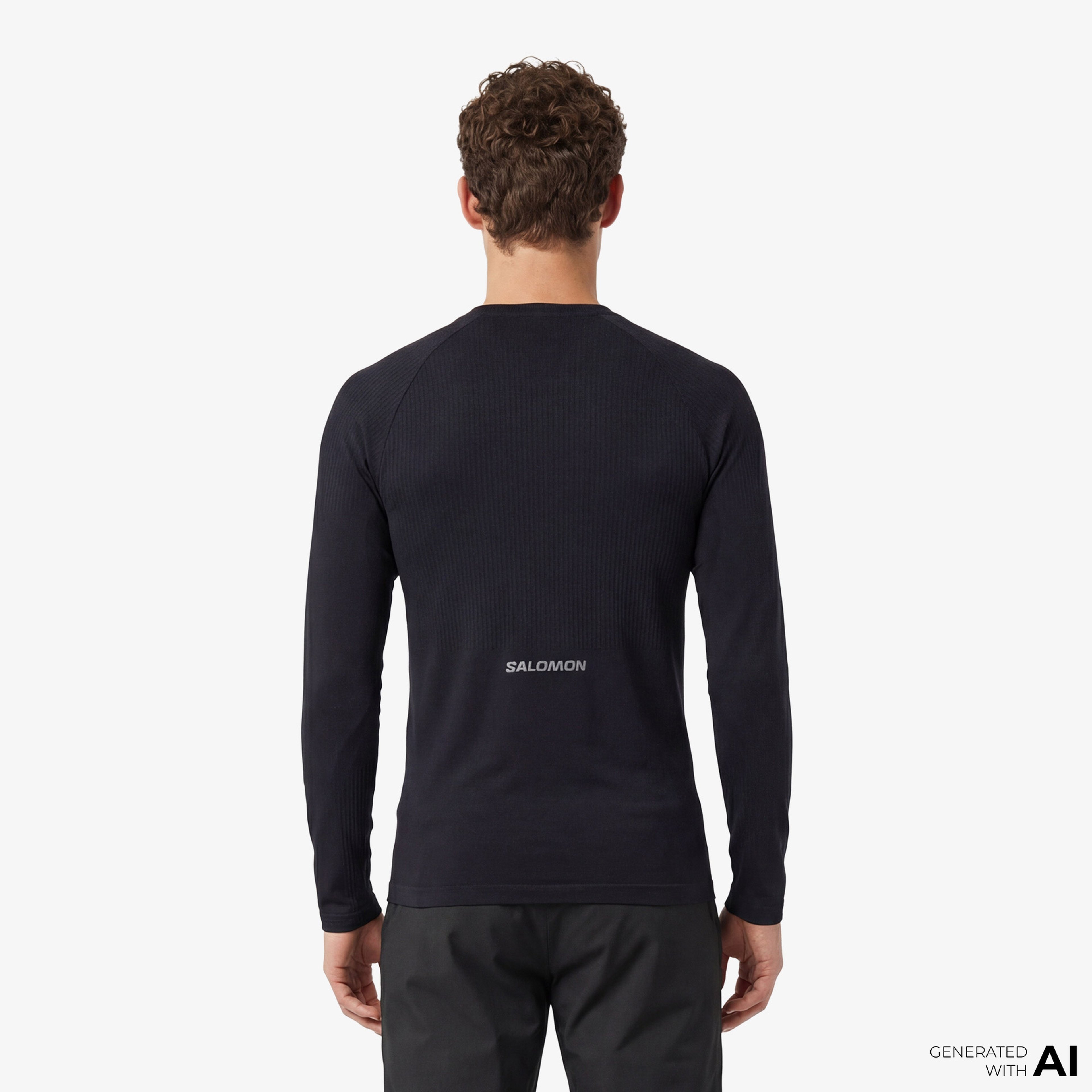 Salomon Sense Aura Kadın Siyah Koşu T-Shirt