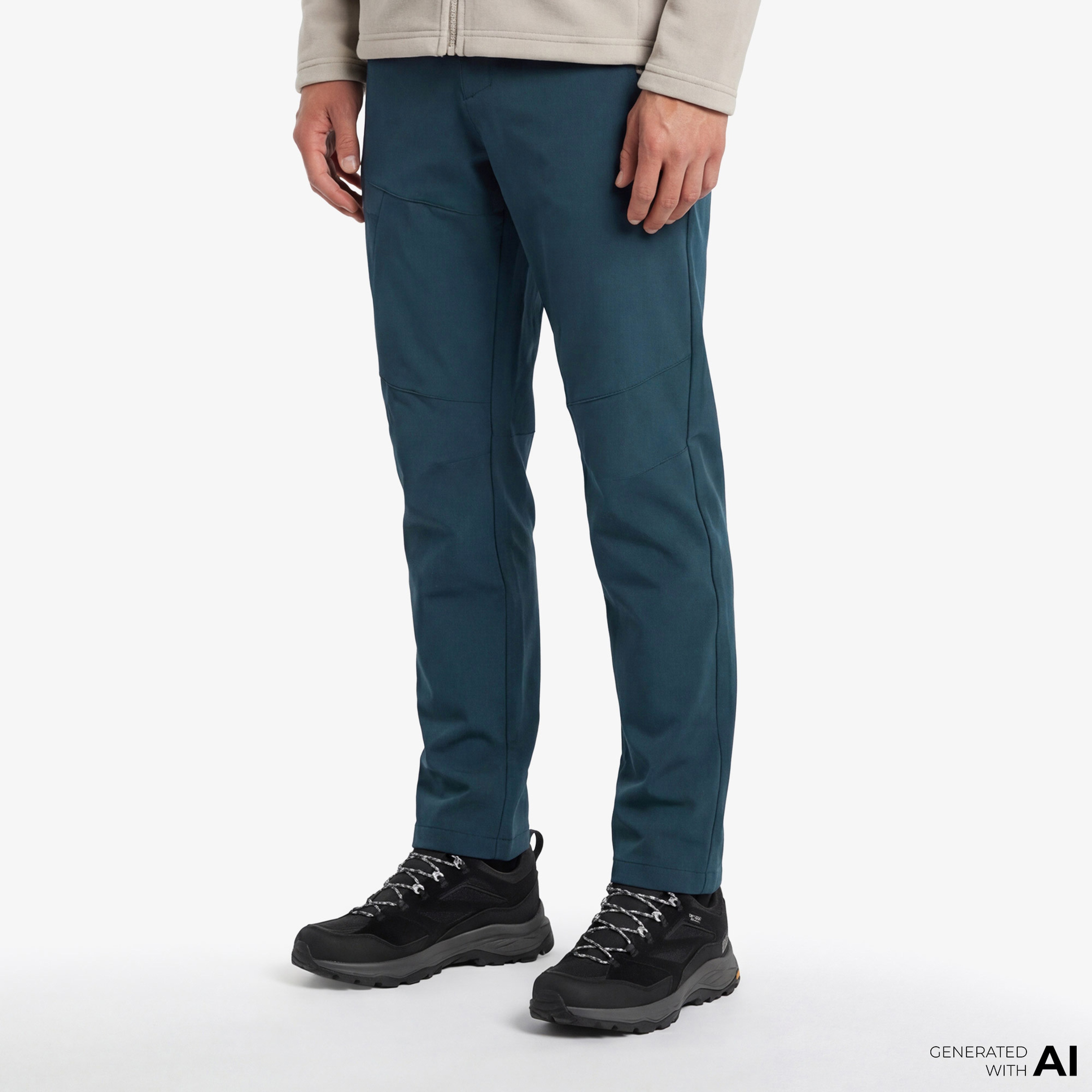 Jack Wolfskin Glastal Erkek Mavi Kayak Pantolonu