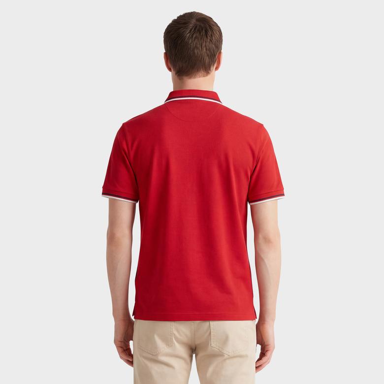 GANT Erkek Kırmızı Regular Fit Polo