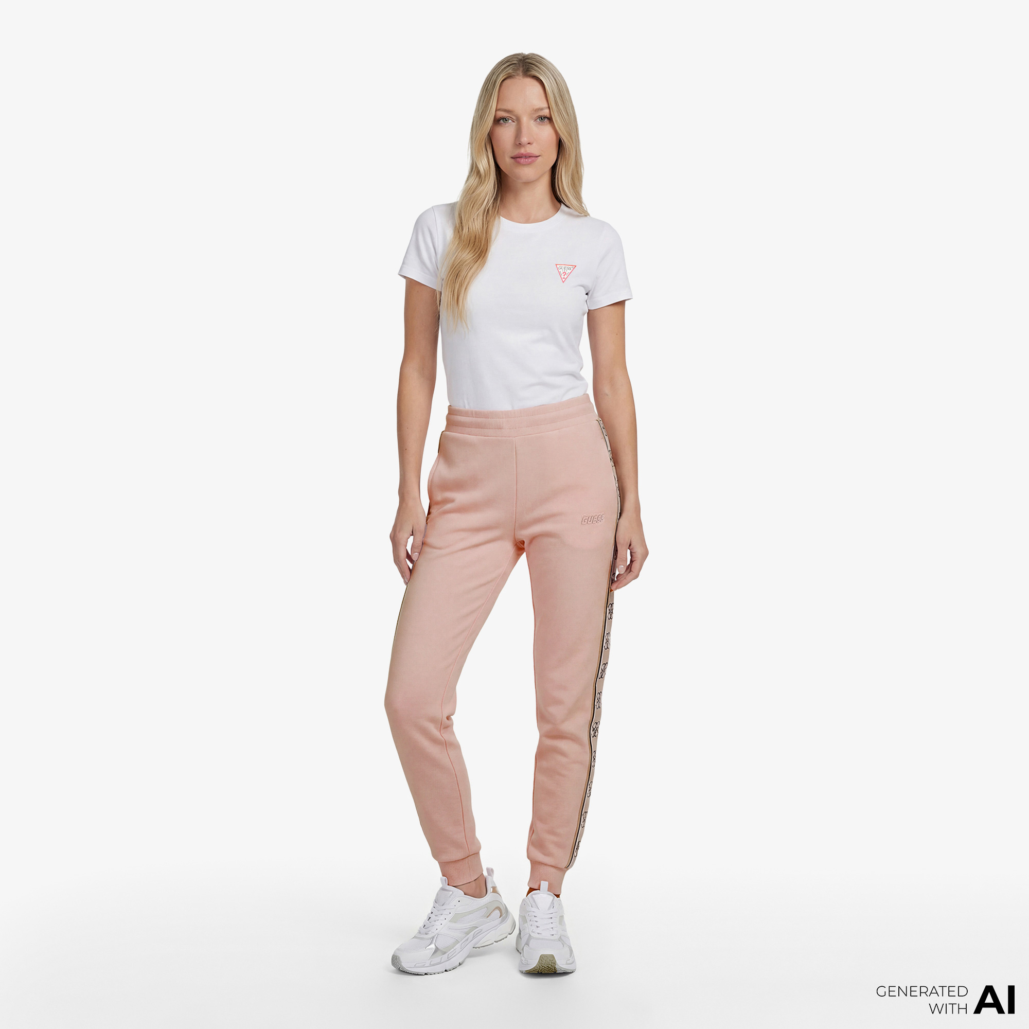 Guess Kadın Kahverengi Pantolon