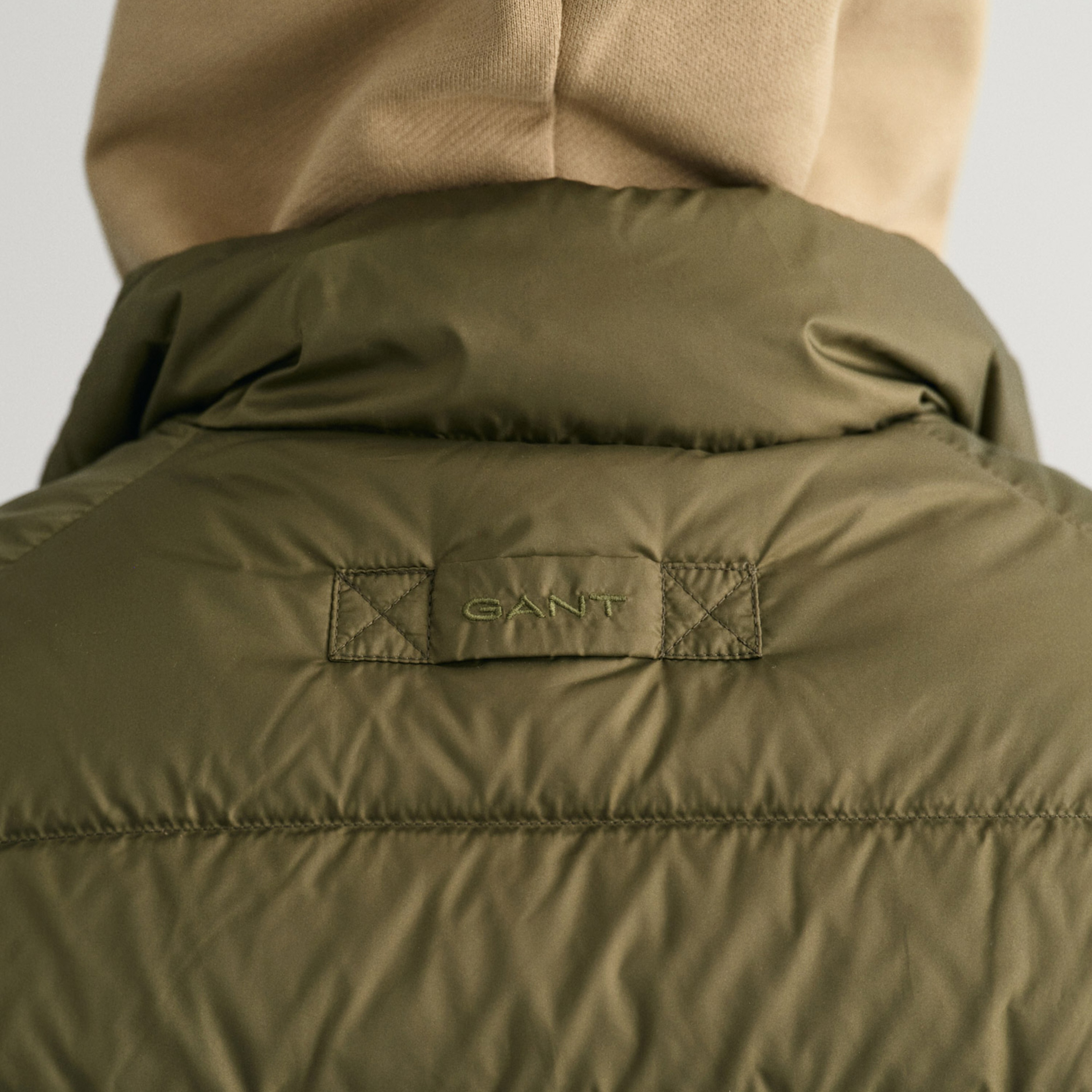 GANT Erkek Yeşil Regular Fit Dik Yaka Kapitone Yelek