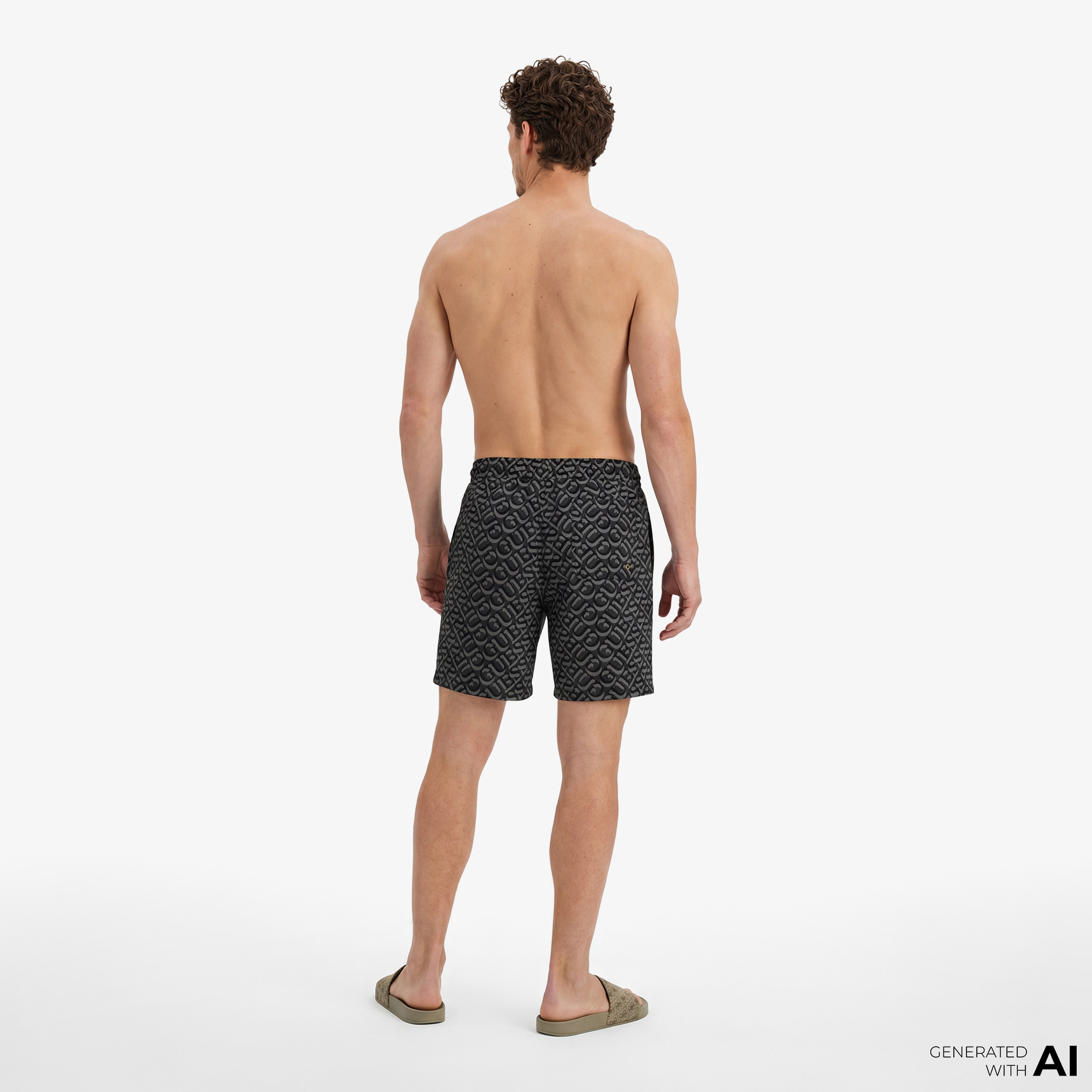 Guess Erkek Siyah Mayoşort