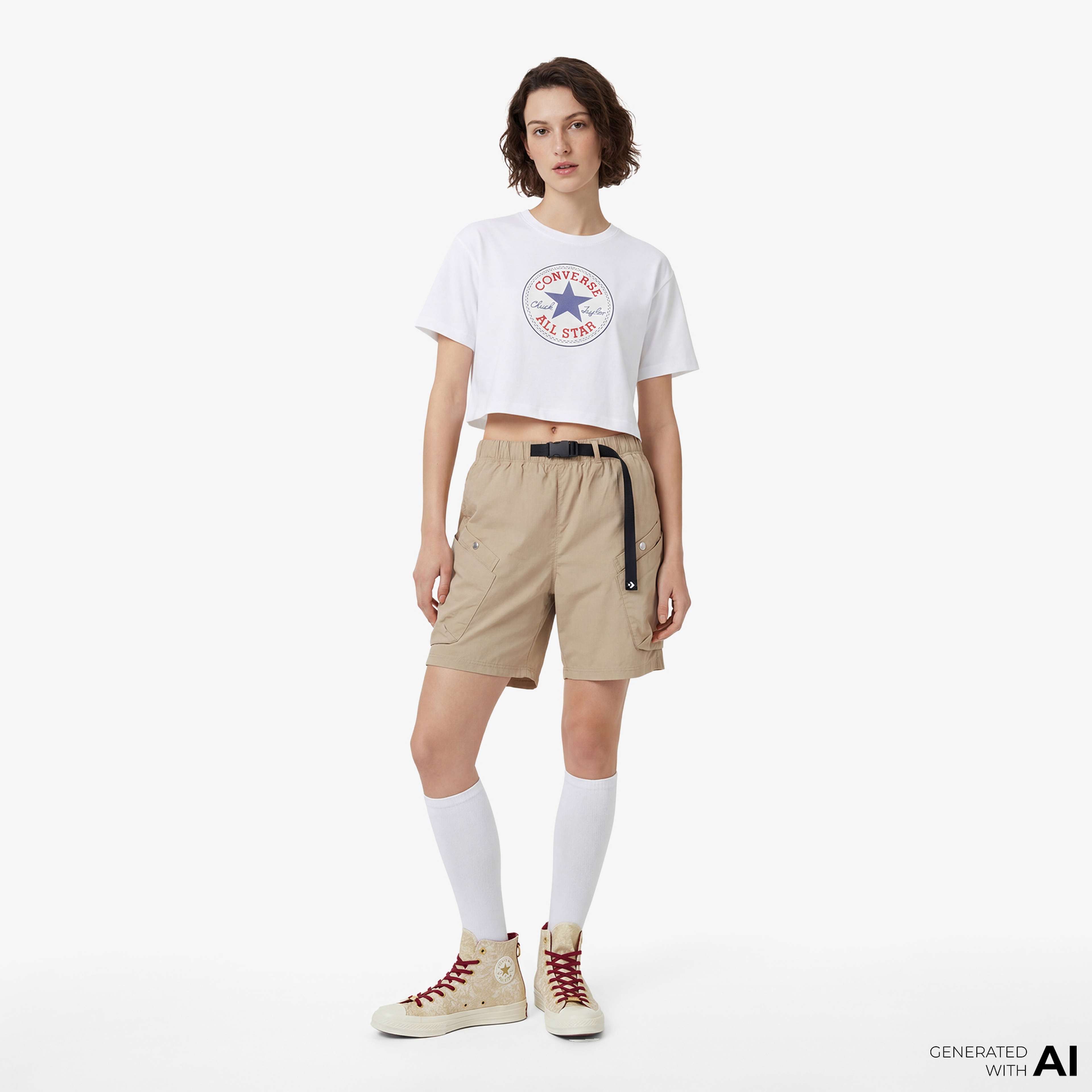 Converse Utility Kadın Kahverengi Şort