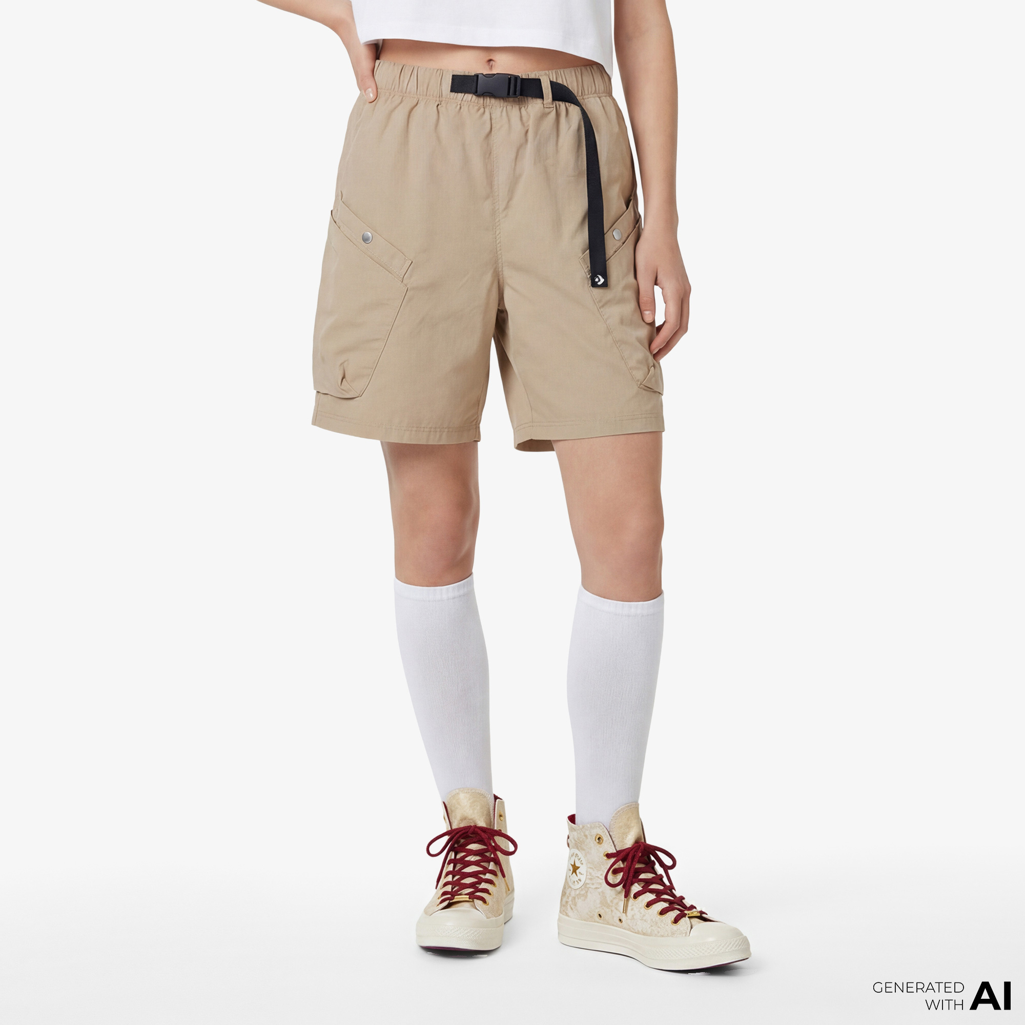 Converse Utility Kadın Kahverengi Şort