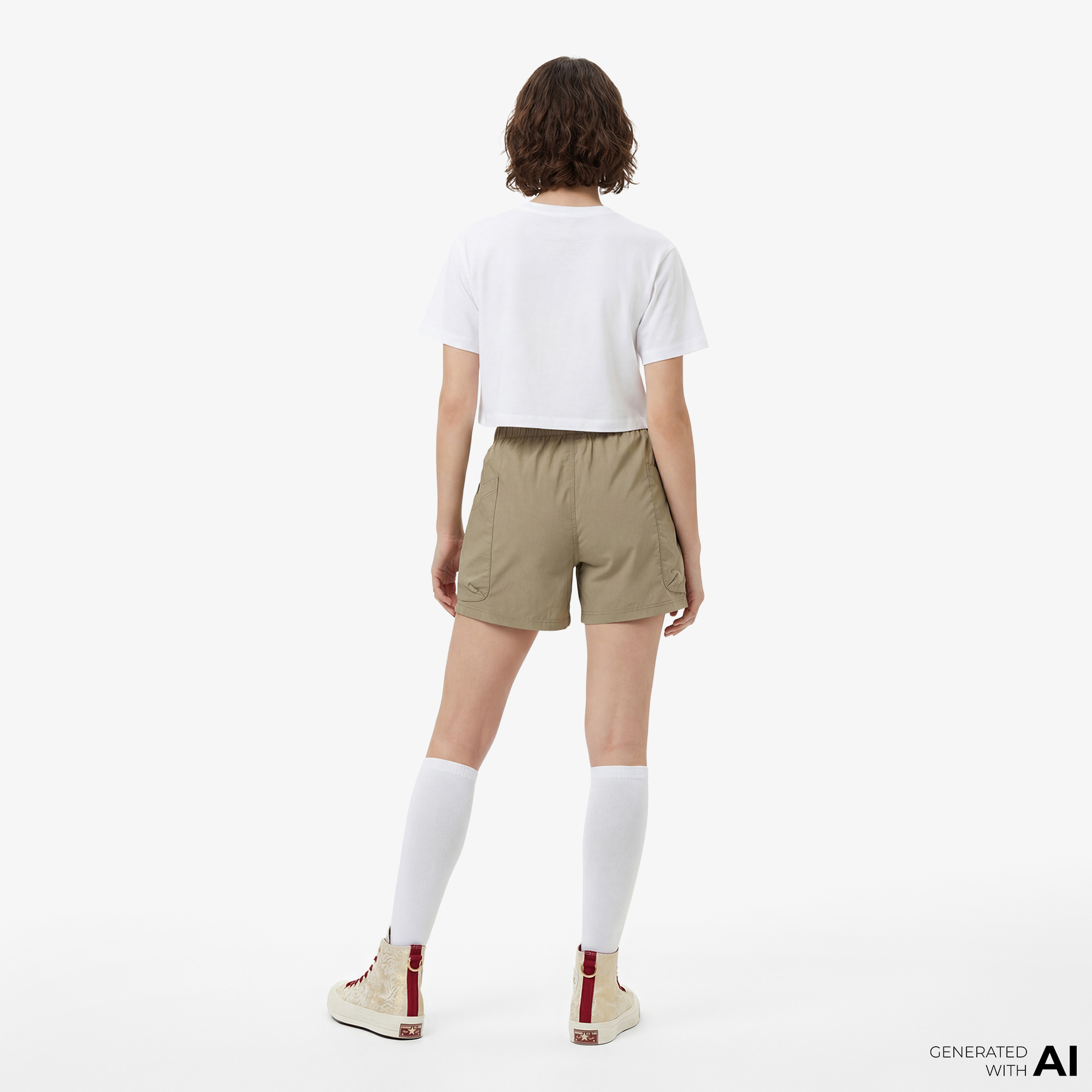 Converse Utility Kadın Kahverengi Şort