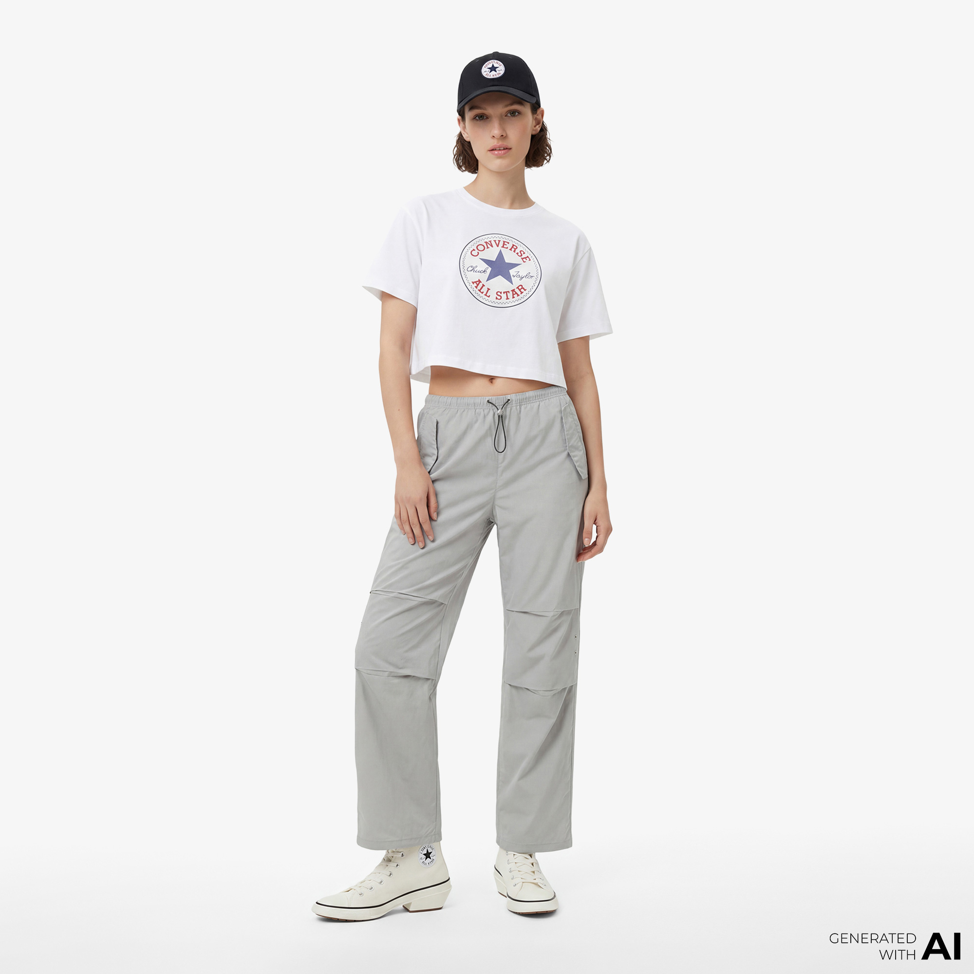 Converse Classic Kadın Gri Pantolon