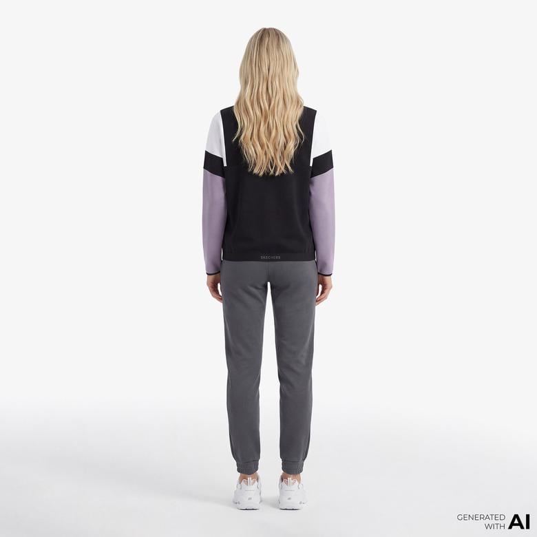 Skechers Lw Fleece Jogger Kadın Gri Günlük Eşofman Altı