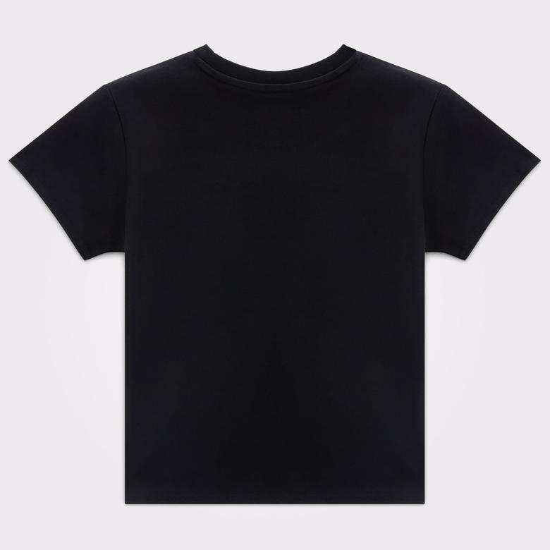 Converse Slim Fit Kadın Siyah T-Shirt