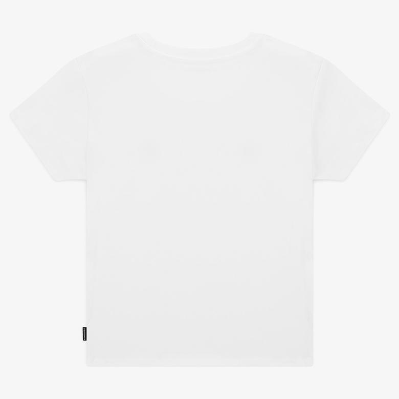 Converse Slim Fit Kadın Beyaz T-Shirt