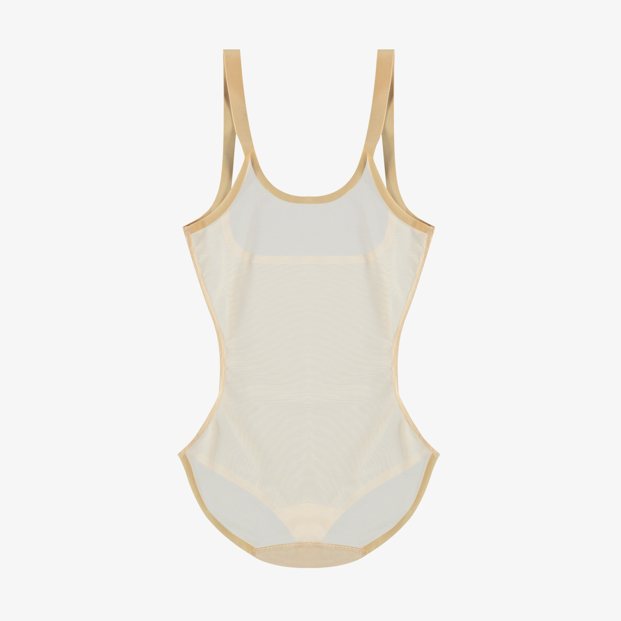 Wolford Tulle Forming Kadın Kahverengi Body