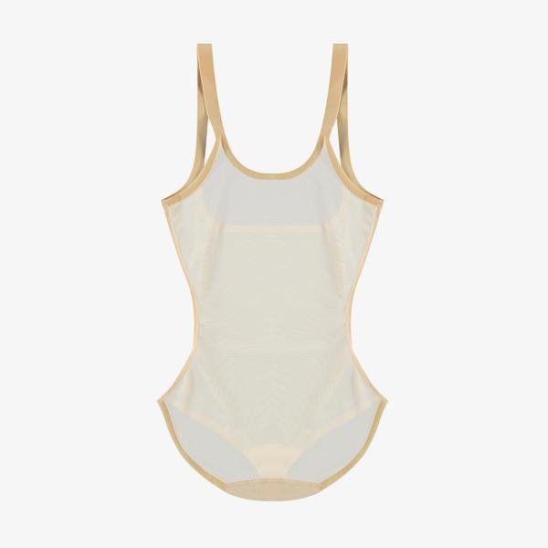 Wolford Tulle Forming Kadın Kahverengi Body