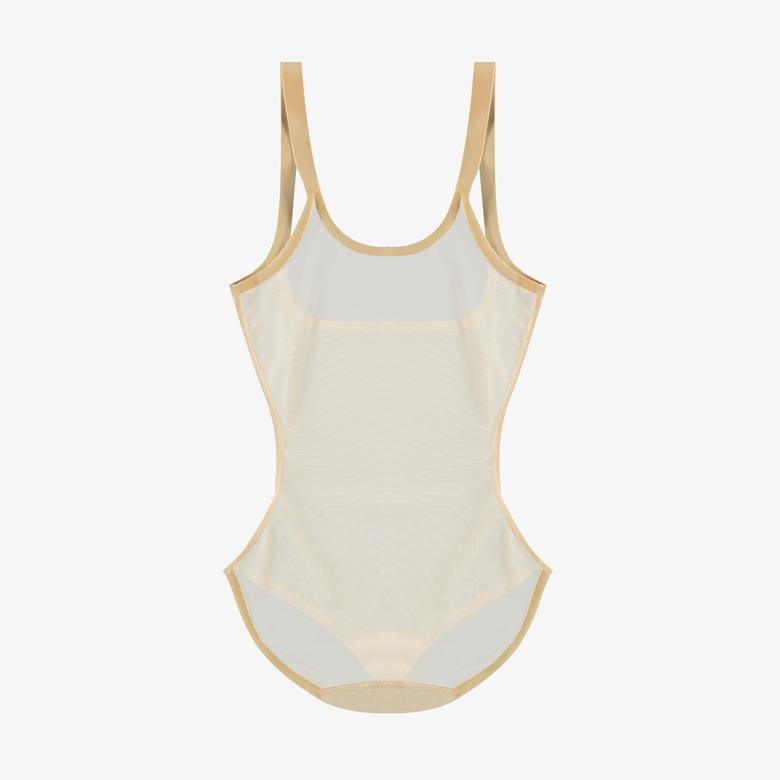 Wolford Tulle Forming Kadın Kahverengi Body