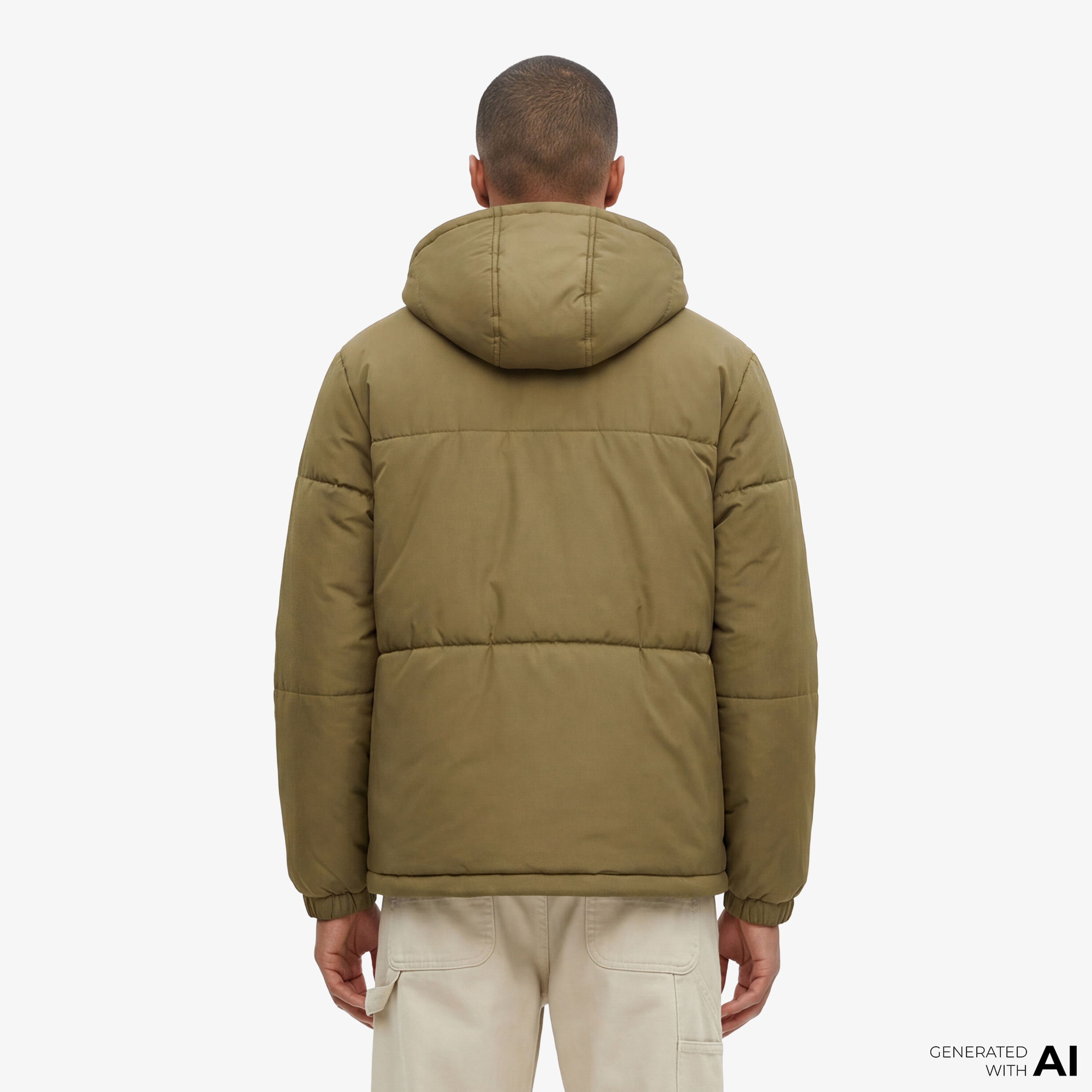 Vans Mte Norrıs Puffer Erkek Haki Ceket