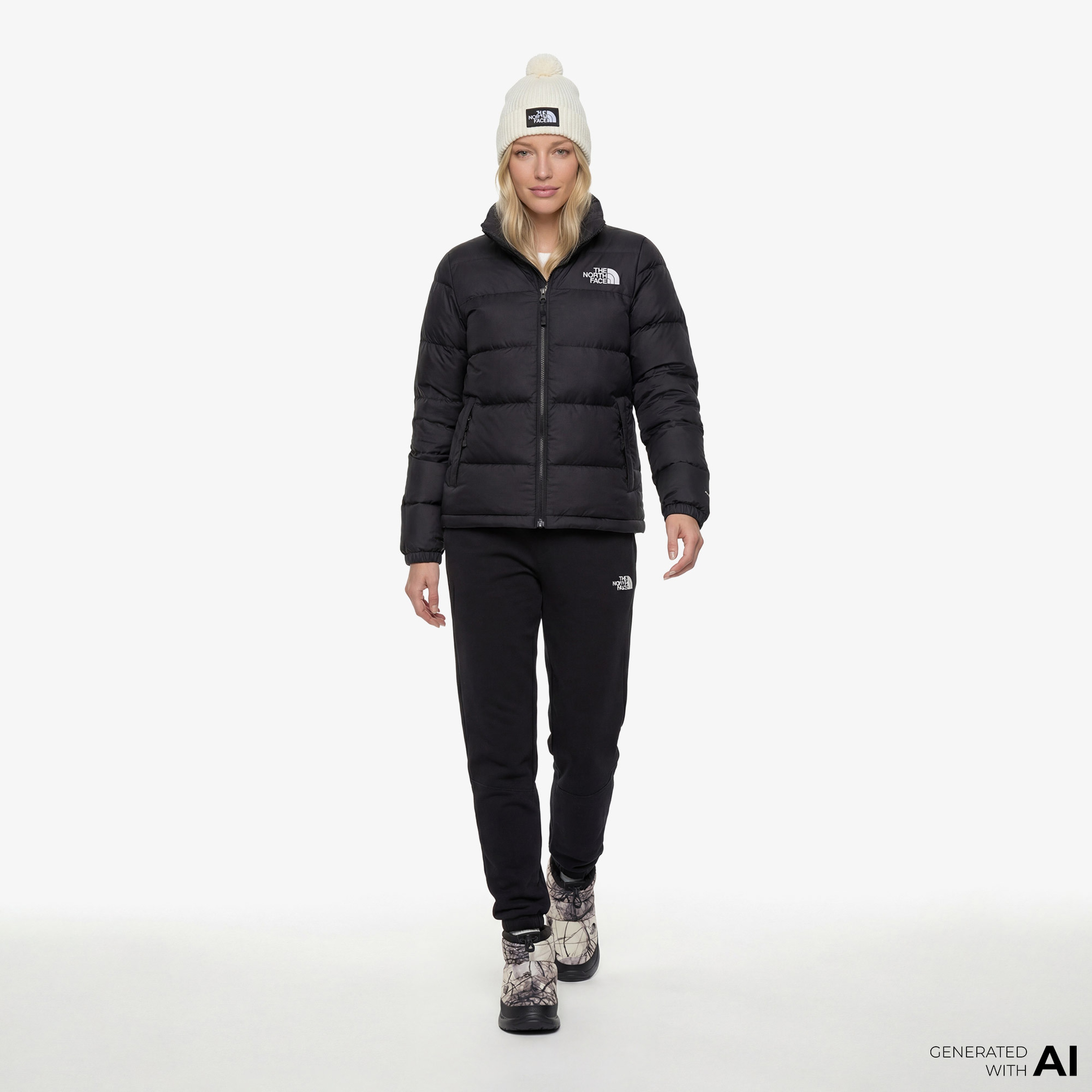 The North Face Erebus Down Kadın Siyah Outdoor Mont