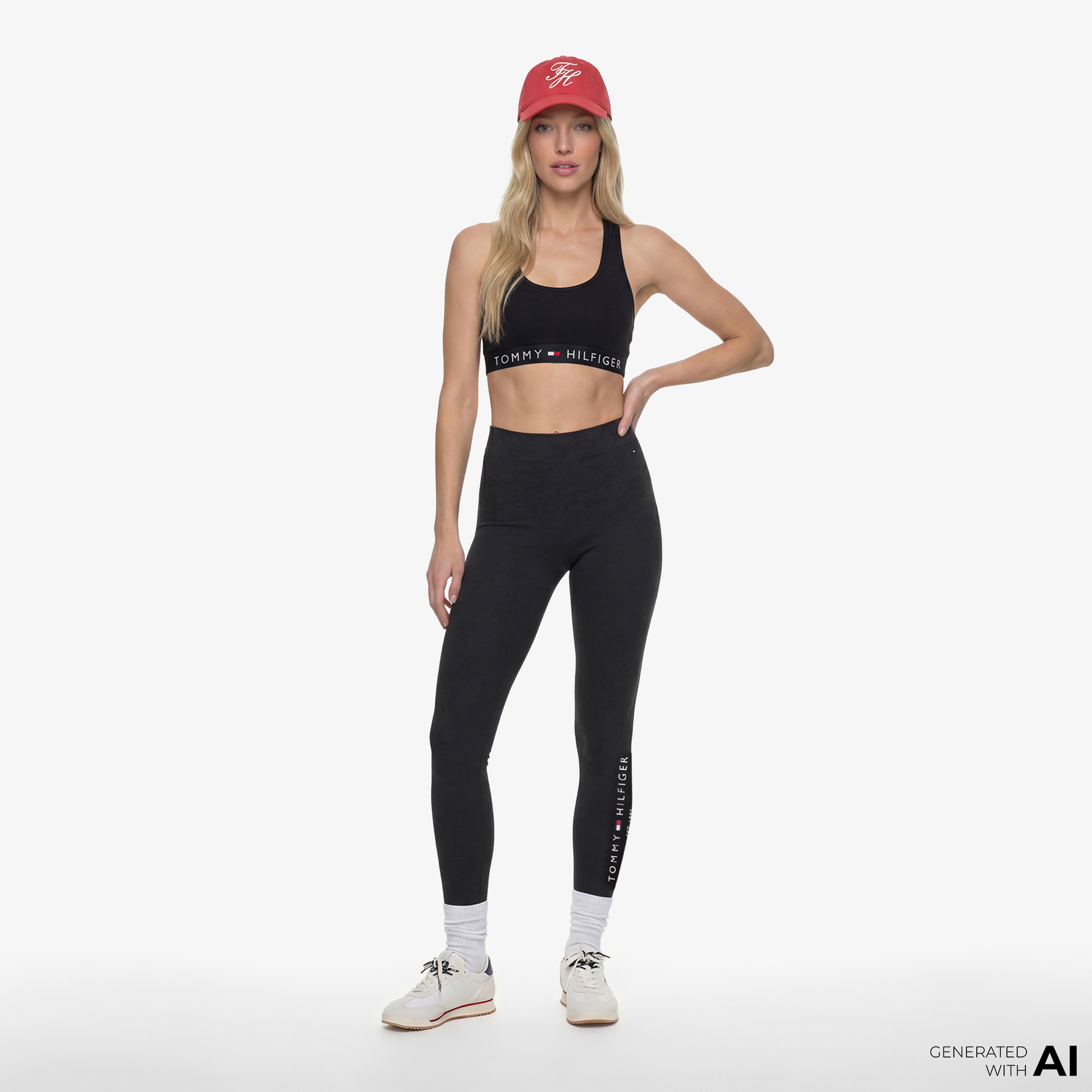 Tommy Hilfiger Kadın Siyah Tayt