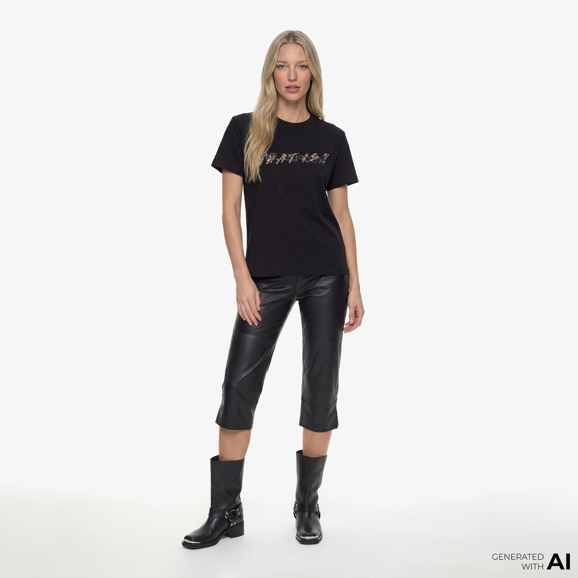 The Kooples What Is Kadın Siyah T-Shirt