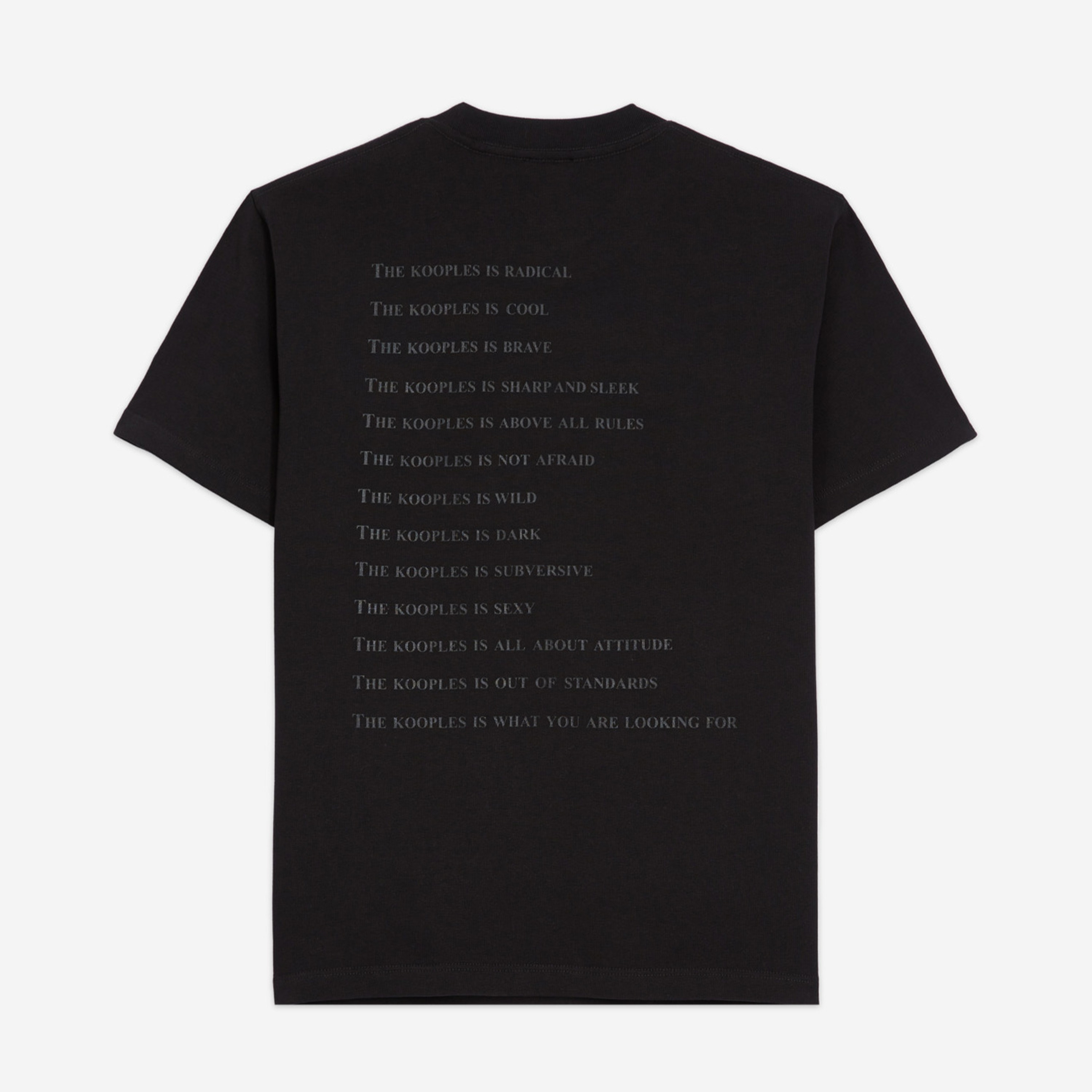 The Kooples What Is Kadın Siyah T-Shirt