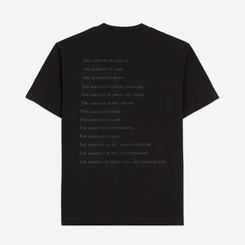 The Kooples What Is Kadın Siyah T-Shirt