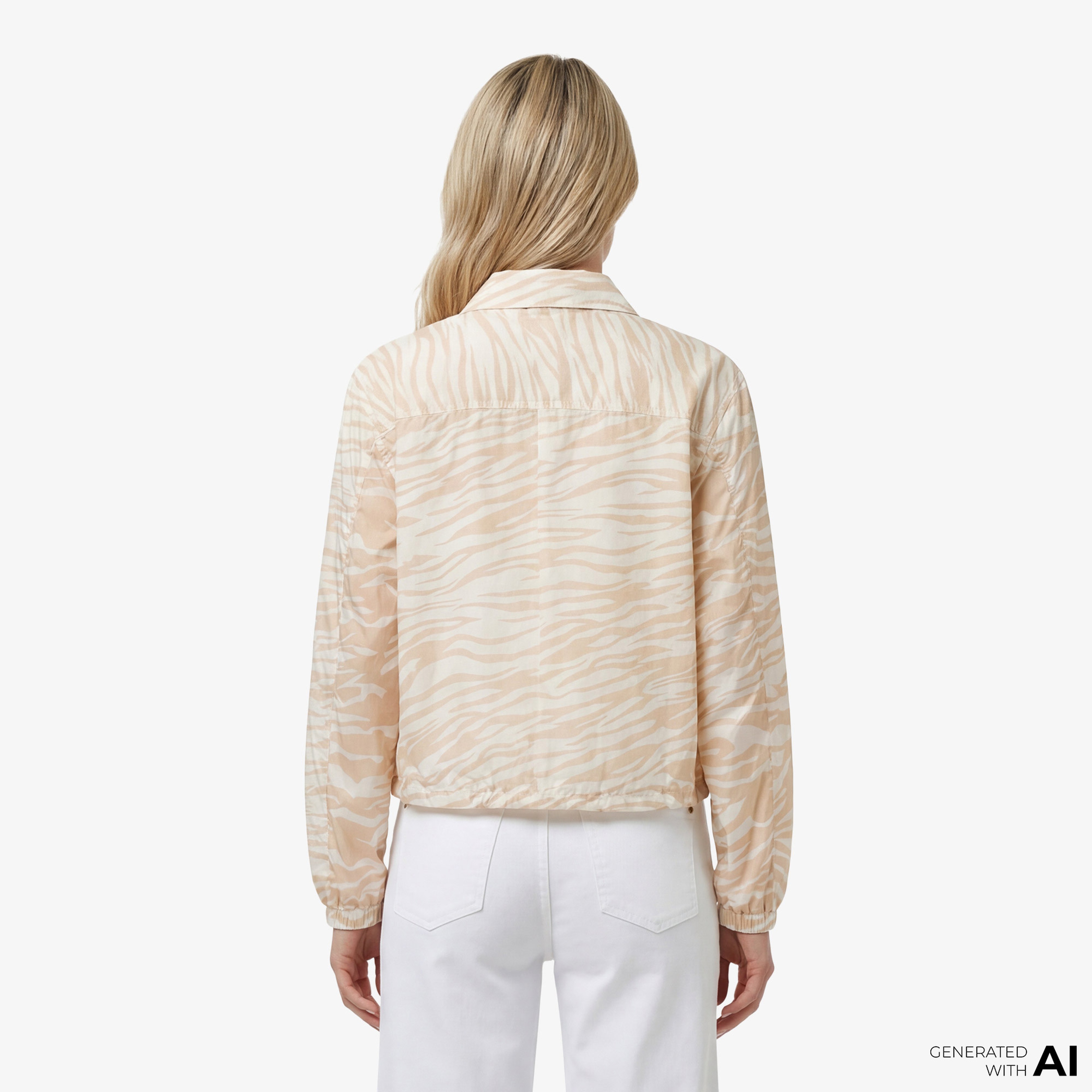 Guess Kadın Krem Ceket