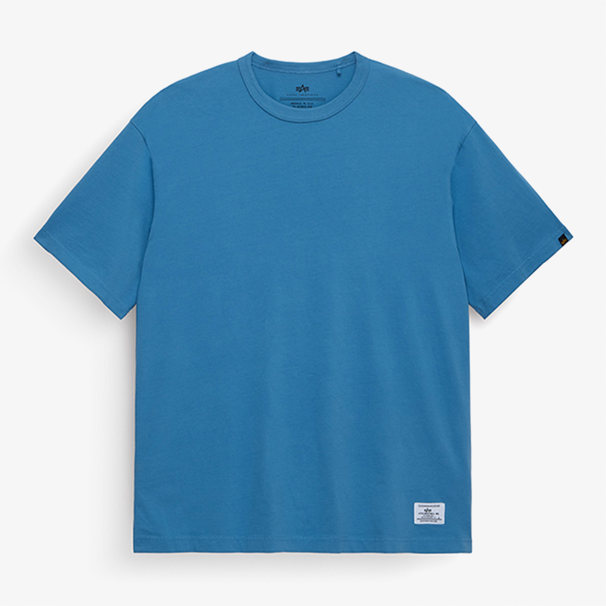 Alpha Industries Essential Erkek Mavi T-Shirt