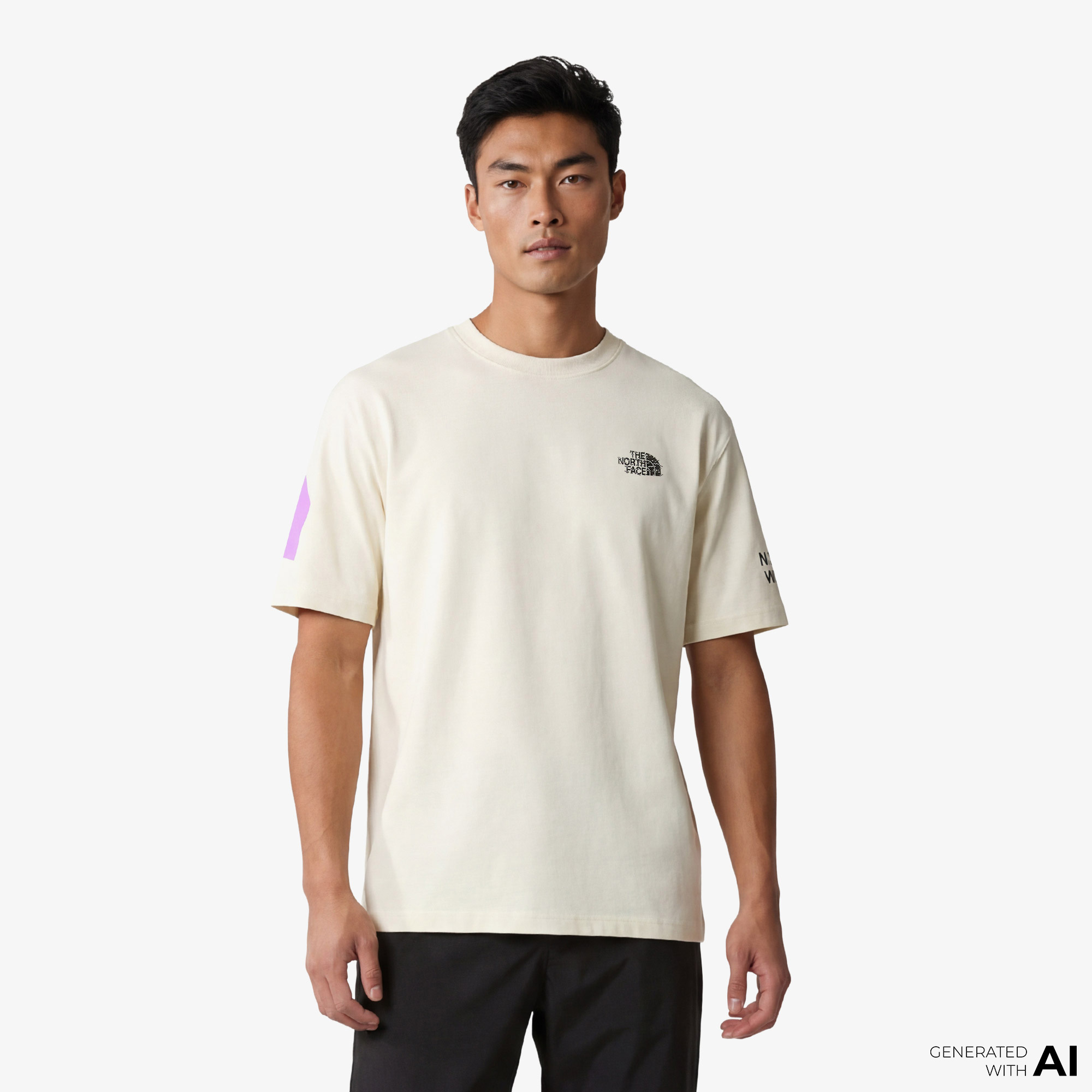 The North Face Nse Graphic S/S Erkek Beyaz T-Shirt