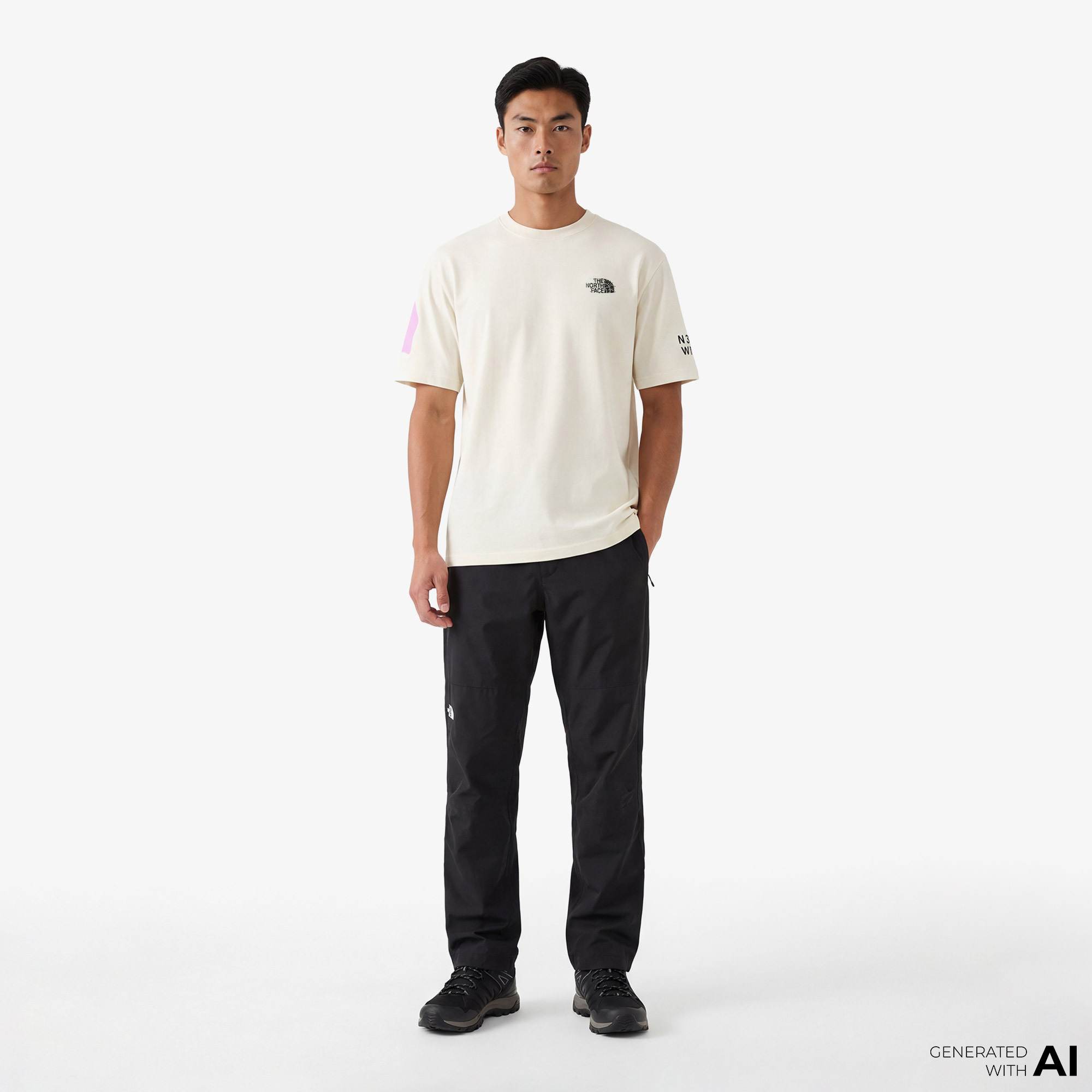 The North Face Nse Graphic S/S Erkek Beyaz T-Shirt