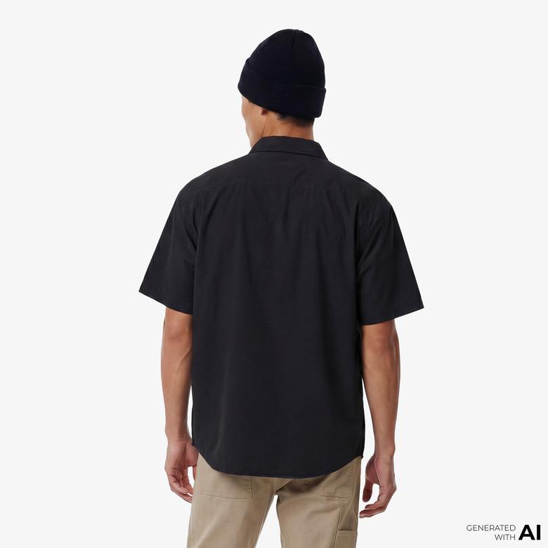 Converse Utility Erkek Siyah Gömlek