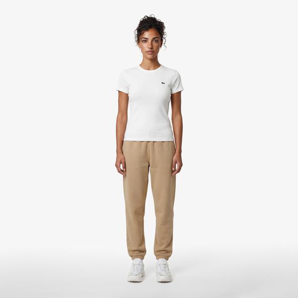 Unisex Regular Fit Bej Eşofman Altı