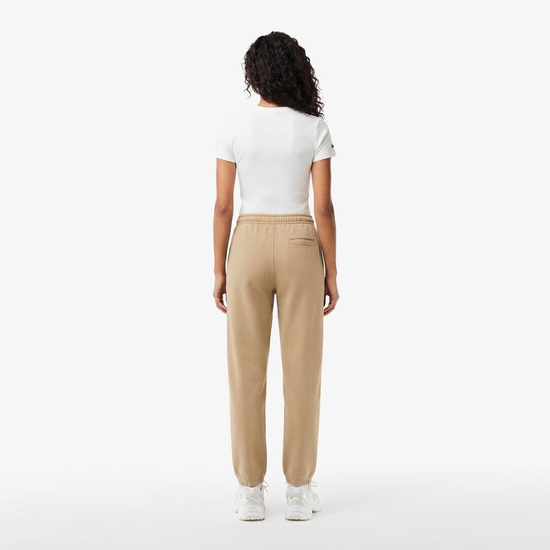 Unisex Regular Fit Bej Eşofman Altı